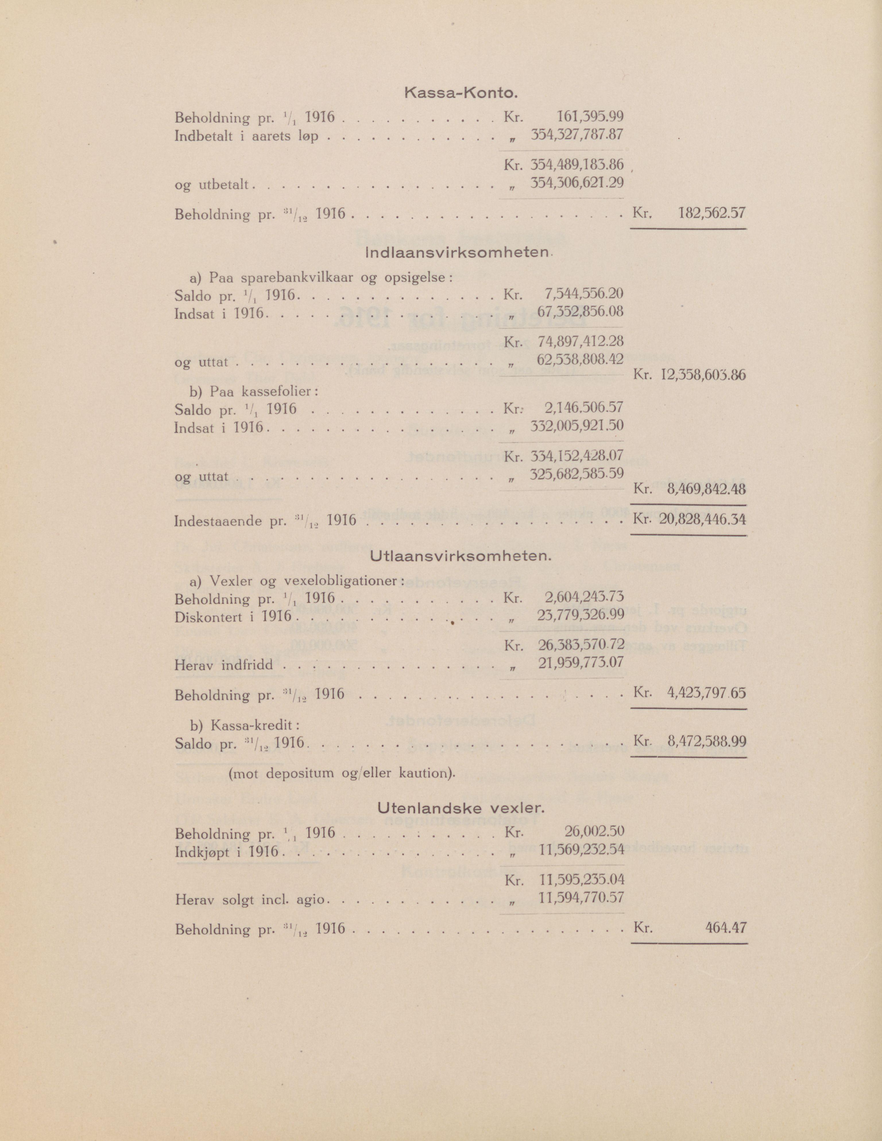 Privatbanken i Sandefjord AS, VEMU/ARS-A-1256/X/L0001: Årsberetninger, 1912-1929, p. 34