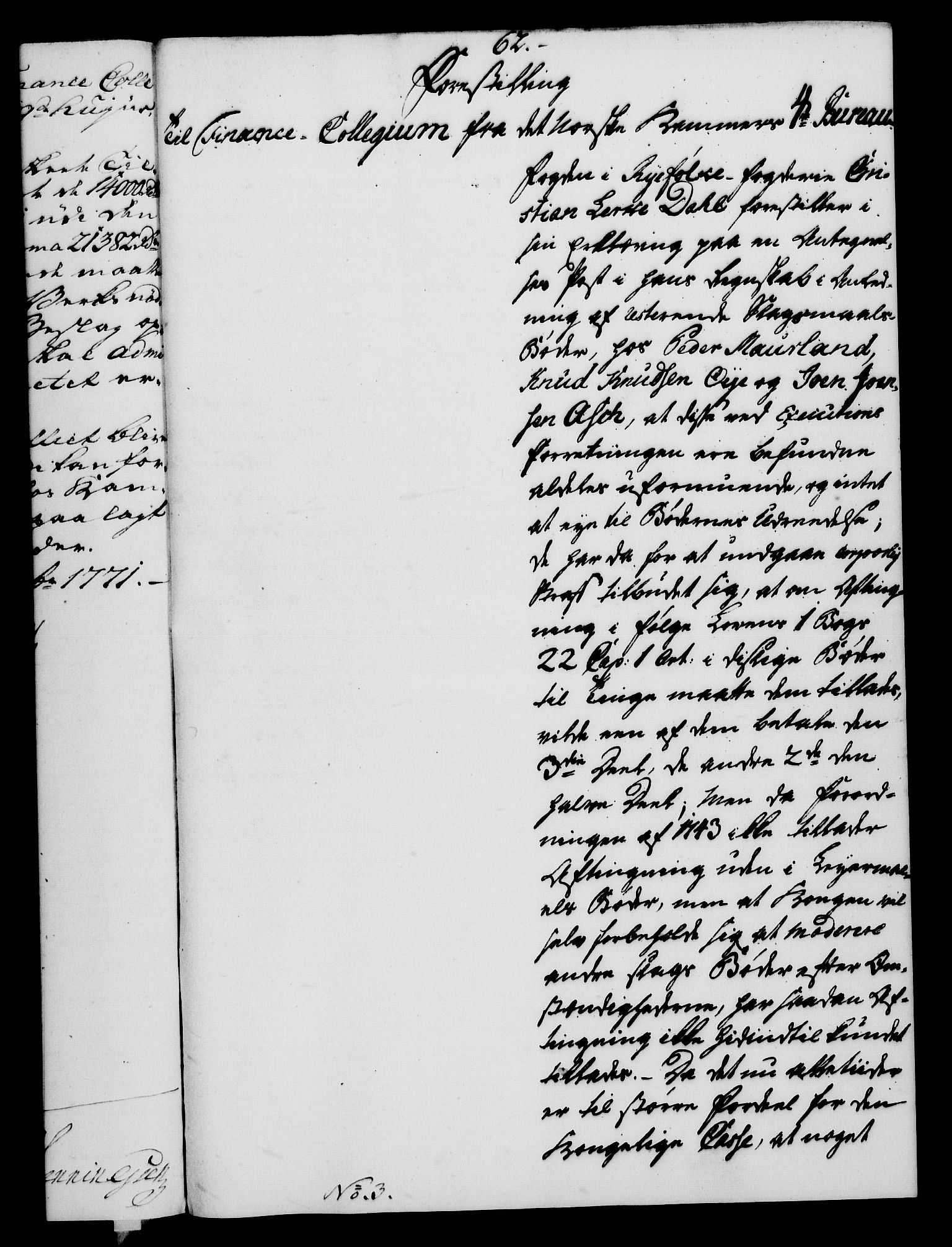 Rentekammeret, Kammerkanselliet, RA/EA-3111/G/Gf/Gfa/L0054: Norsk relasjons- og resolusjonsprotokoll (merket RK 52.54), 1771-1772, p. 177