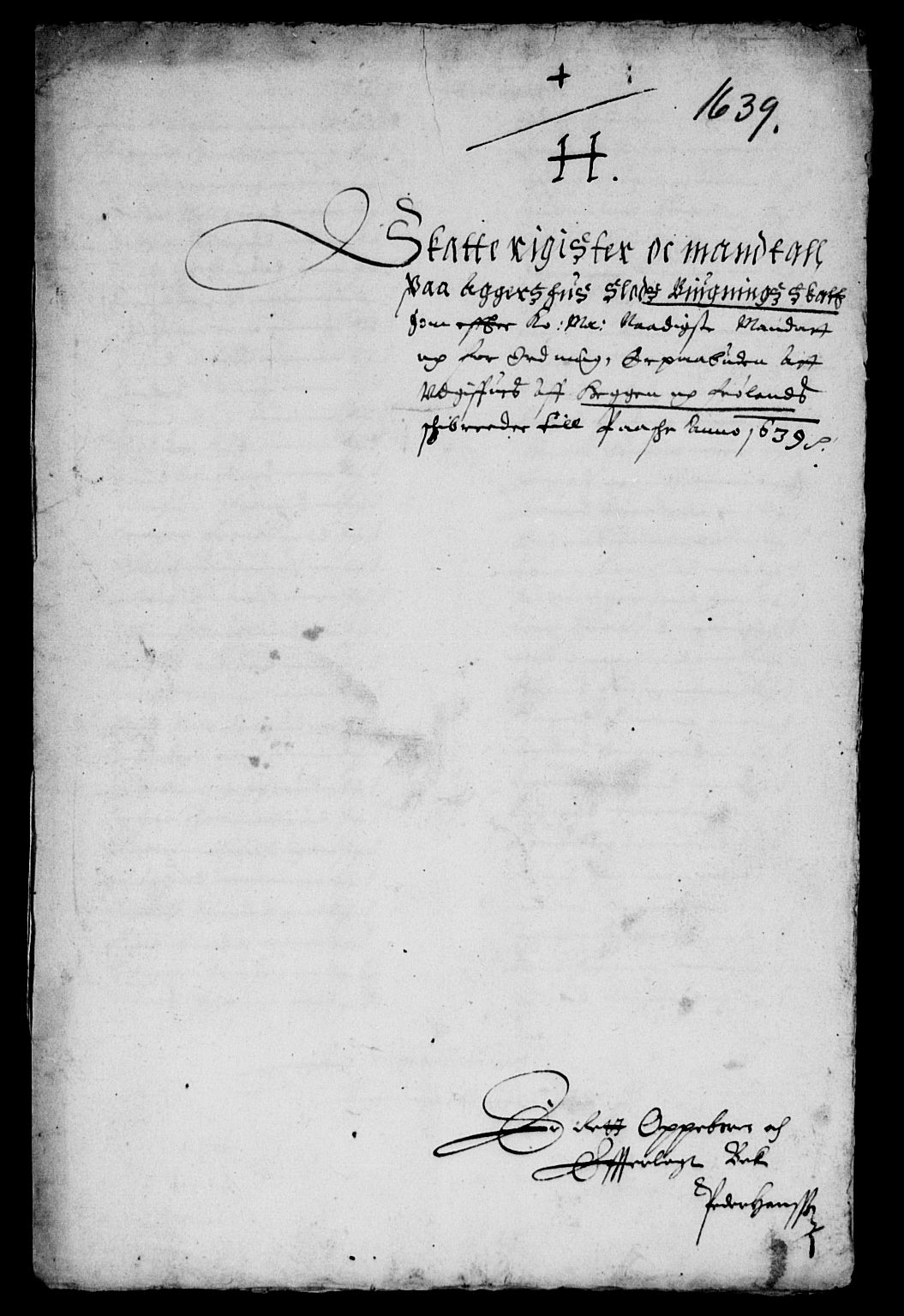 Rentekammeret inntil 1814, Reviderte regnskaper, Lensregnskaper, RA/EA-5023/R/Rb/Rba/L0142: Akershus len, 1638-1639