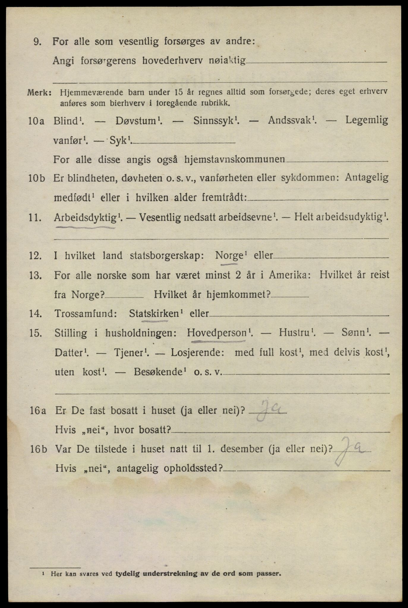 SAO, 1920 census for Nes, 1920, p. 21931