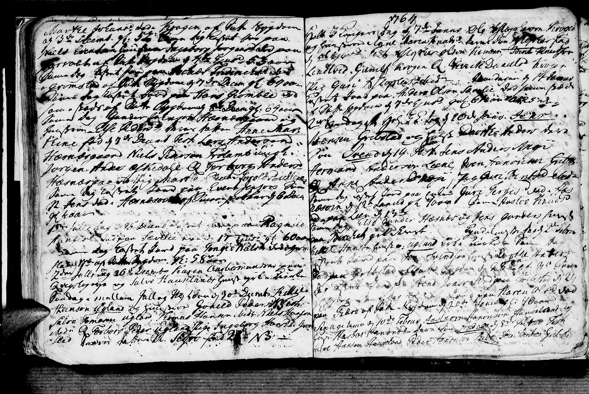 Fjære sokneprestkontor, SAK/1111-0011/F/Fb/L0003: Parish register (copy) no. B 3, 1758-1765, p. 64-65