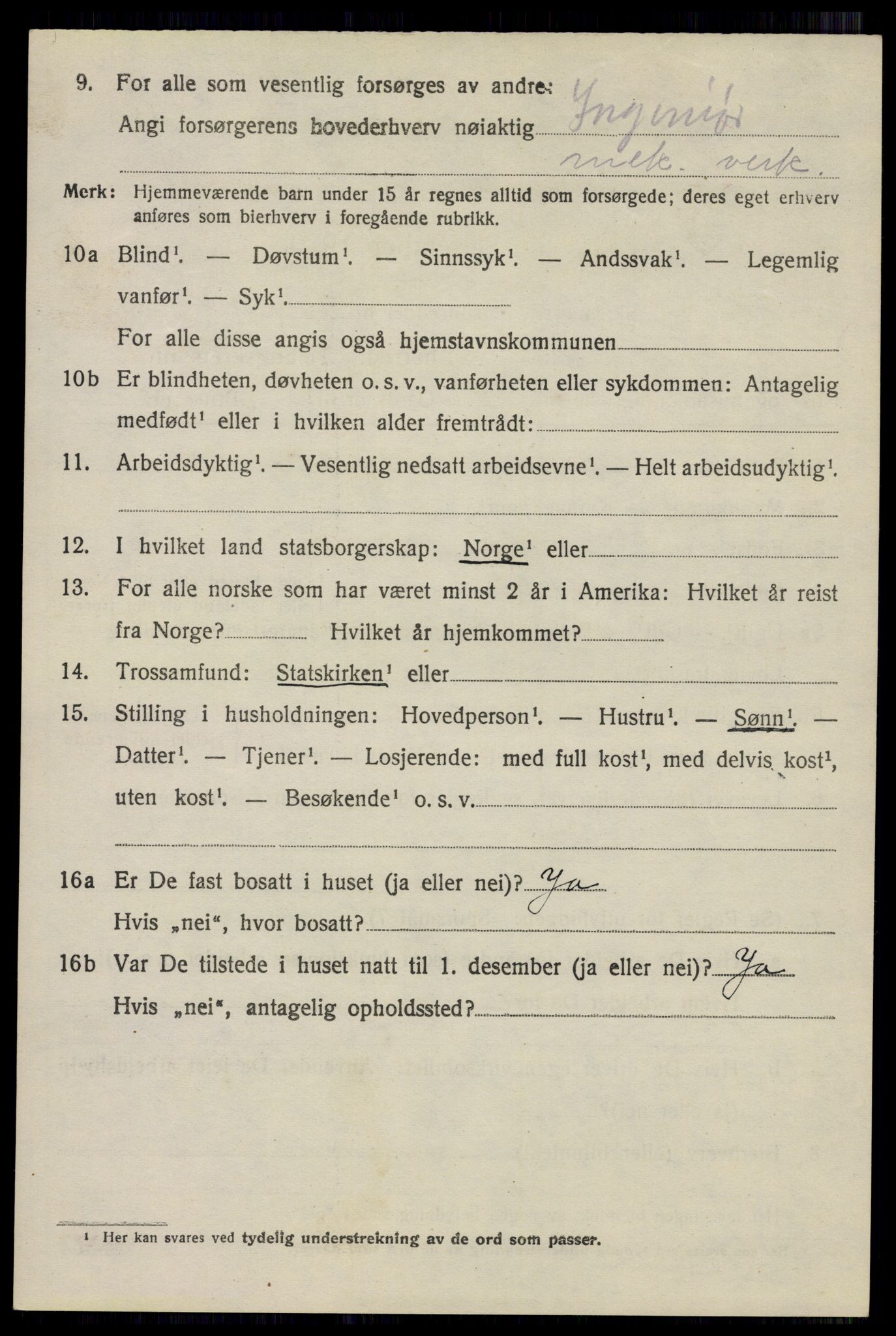 SAO, 1920 census for Aker, 1920, p. 93091