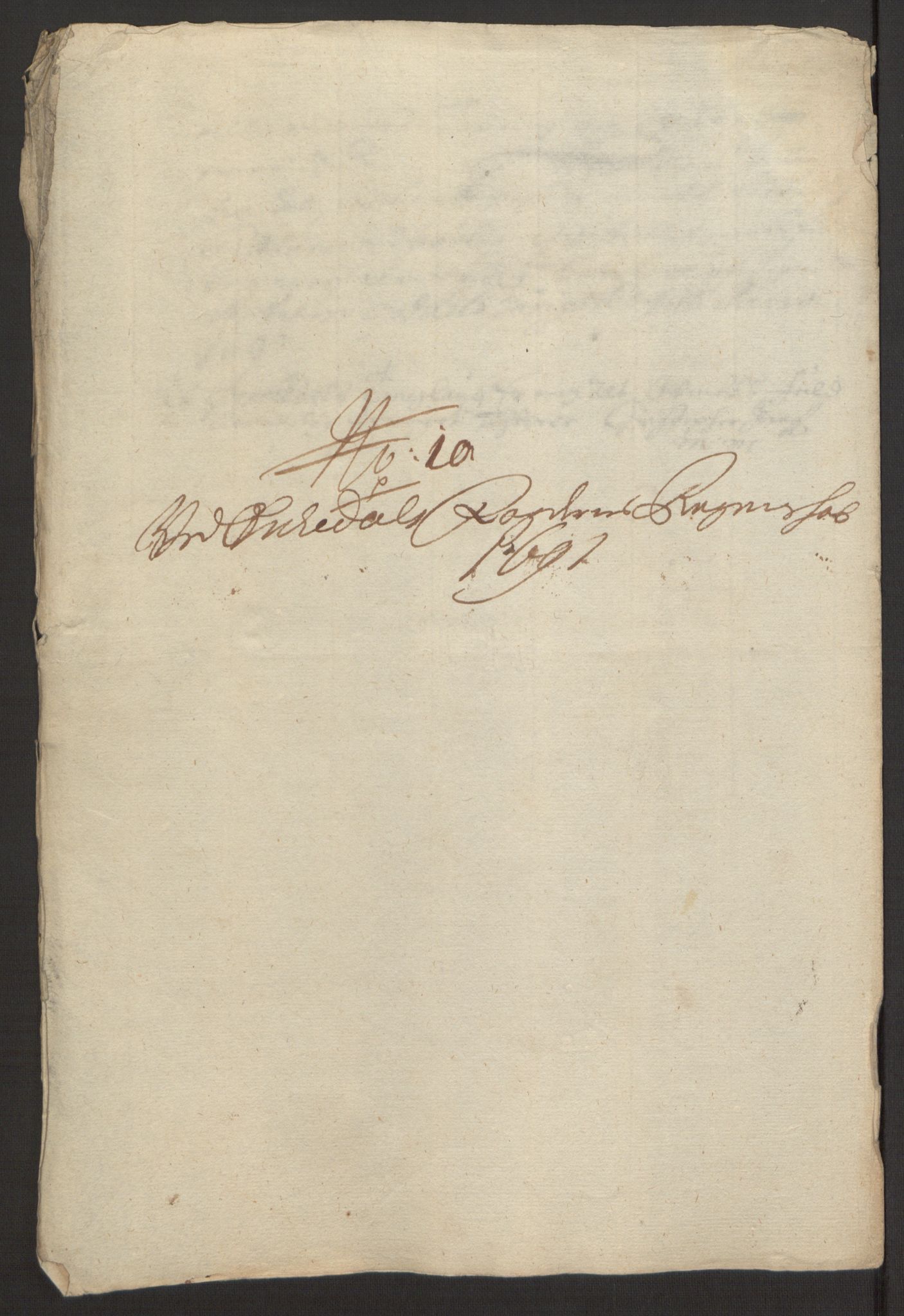 Rentekammeret inntil 1814, Reviderte regnskaper, Fogderegnskap, RA/EA-4092/R58/L3937: Fogderegnskap Orkdal, 1691-1692, p. 163