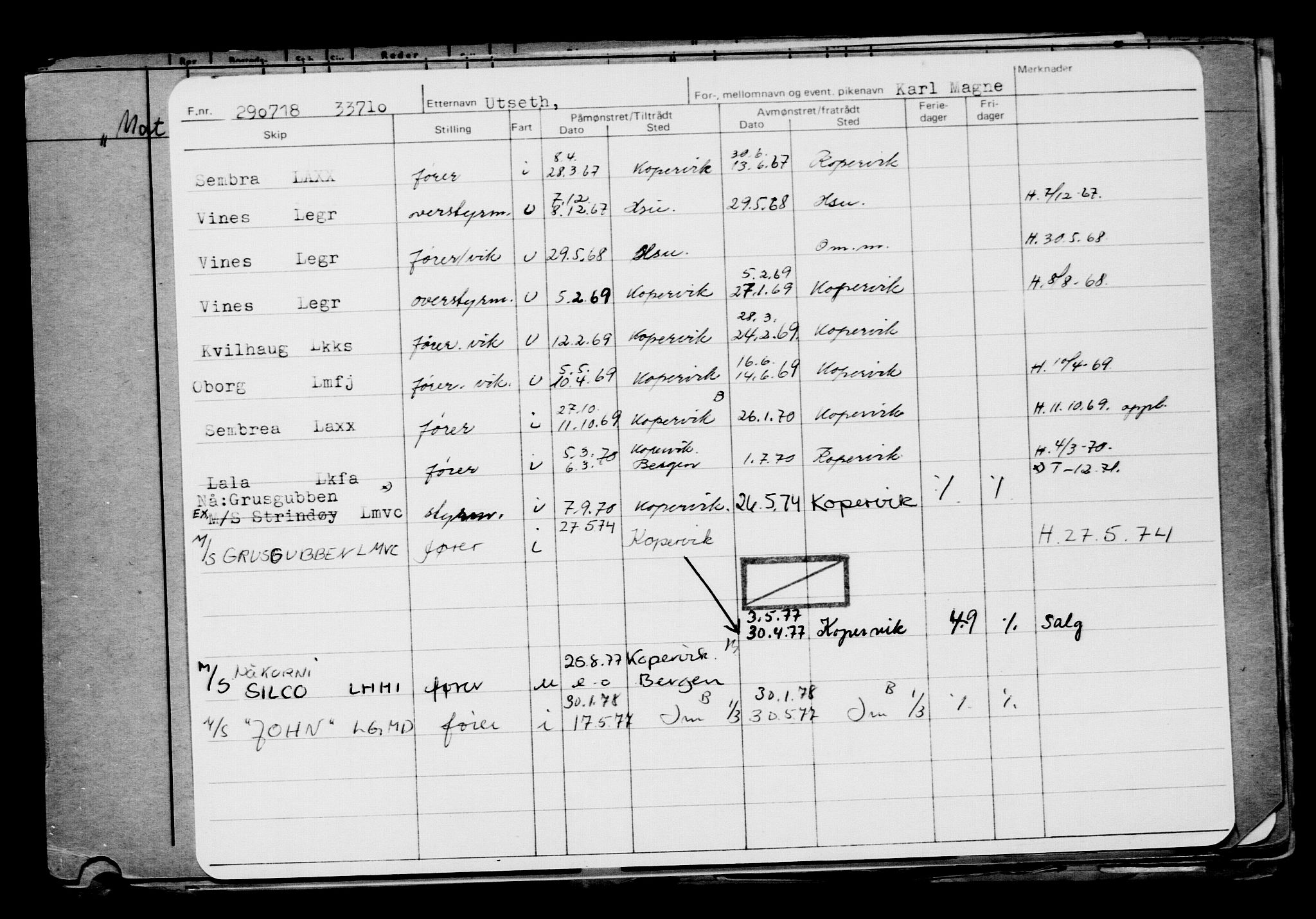 Direktoratet for sjømenn, AV/RA-S-3545/G/Gb/L0160: Hovedkort, 1918, p. 588