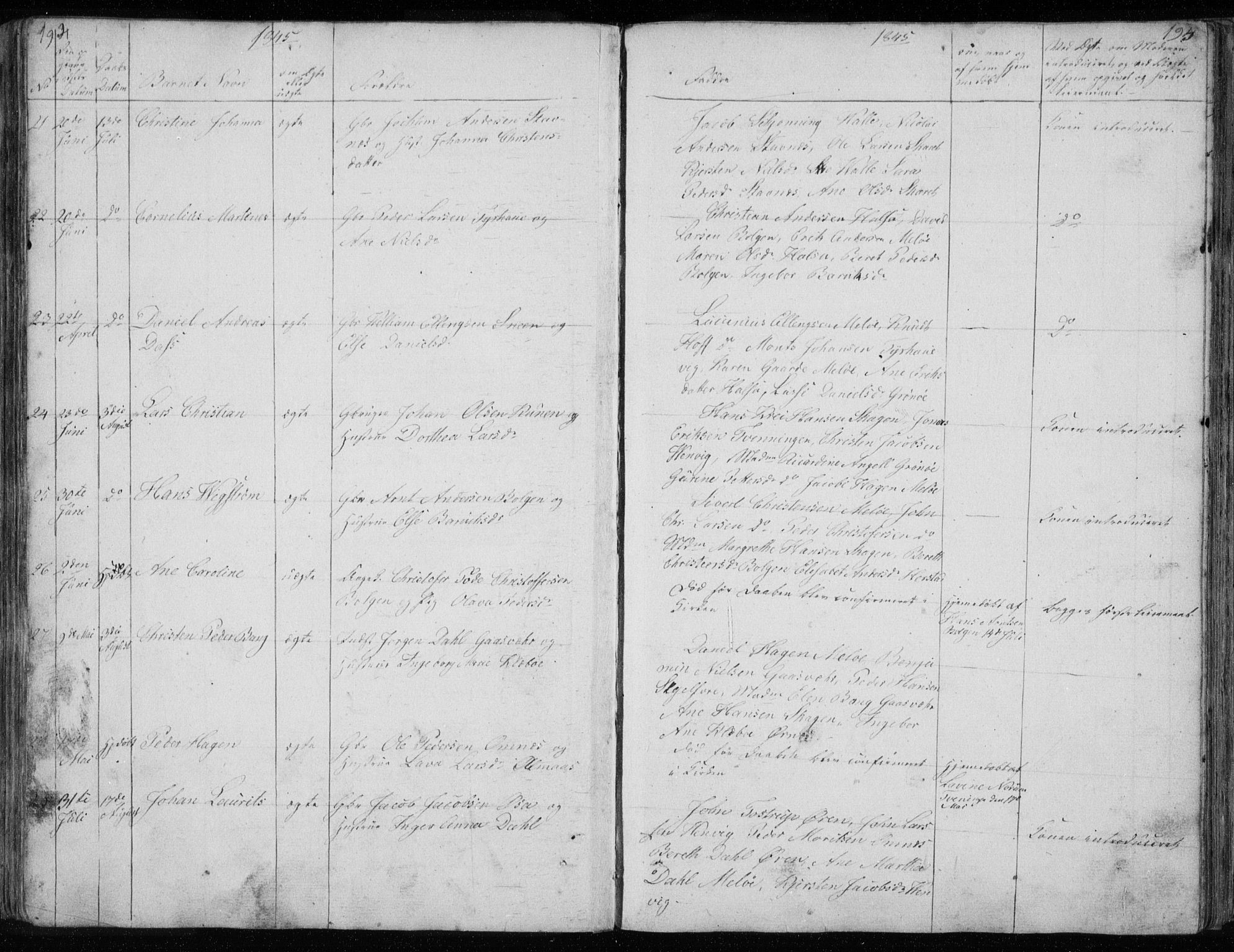 Ministerialprotokoller, klokkerbøker og fødselsregistre - Nordland, AV/SAT-A-1459/843/L0632: Parish register (copy) no. 843C01, 1833-1853, p. 194-195