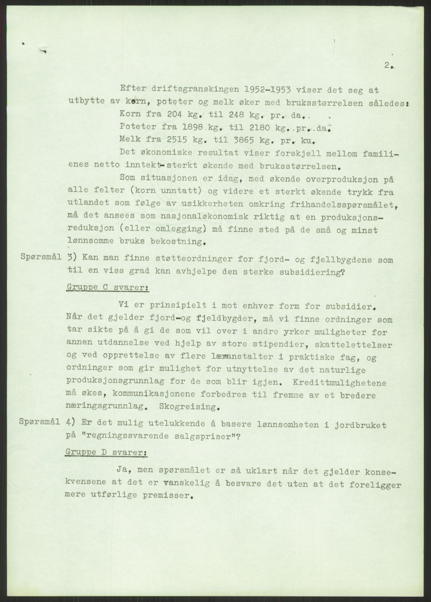 Høyres Hovedorganisasjon, AV/RA-PA-0583/1/D/Dd/L0131: 21 Stortinget/23 Statsministeren. Regjeringen, 1951-1965, p. 749