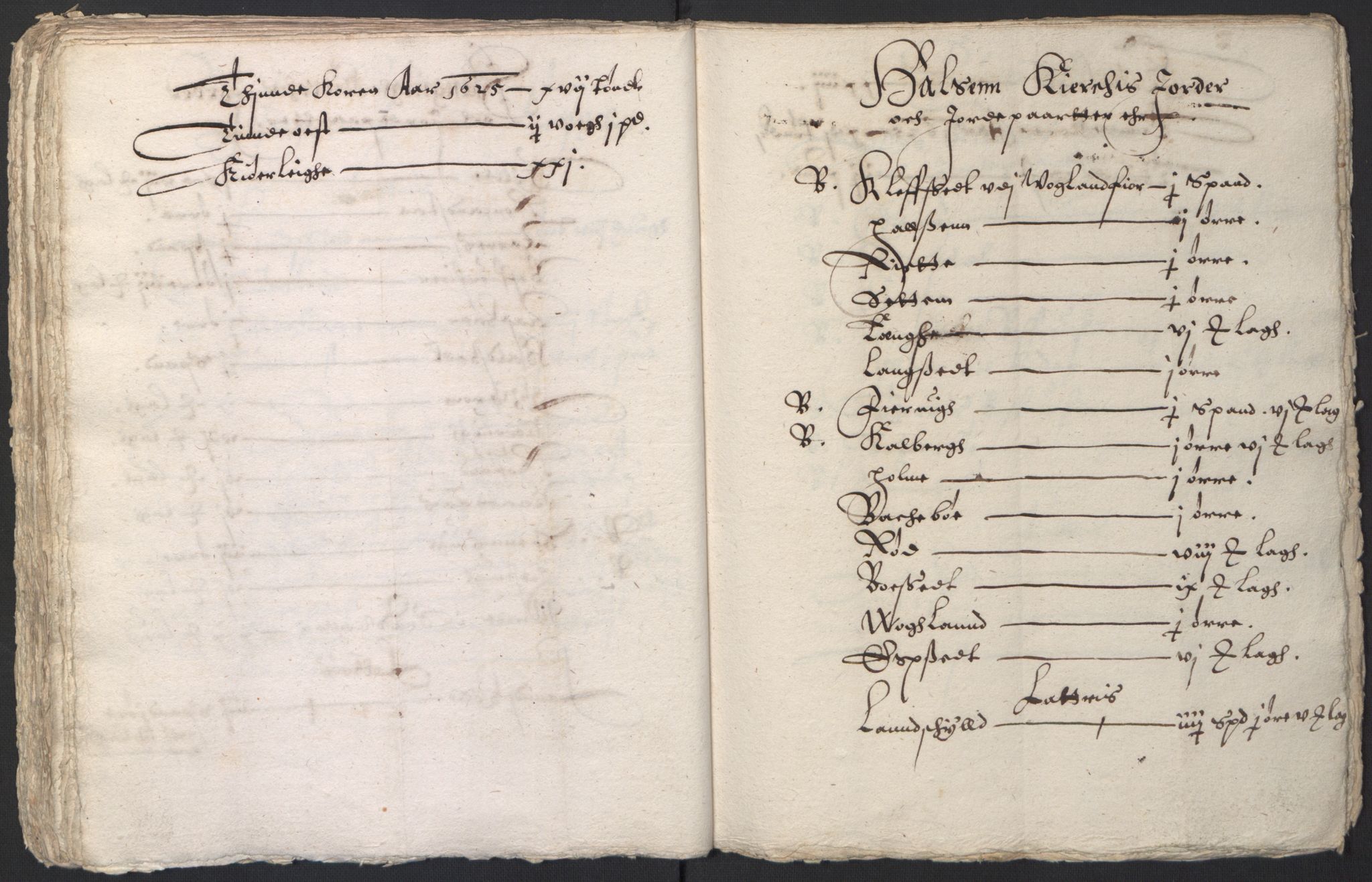 Stattholderembetet 1572-1771, AV/RA-EA-2870/Ek/L0016/0001: Jordebøker til utlikning av rosstjeneste 1624-1626: / Kirke- og prestebolsinntekter i Trondheim bispedømme og Jemtland, 1625-1626, p. 111