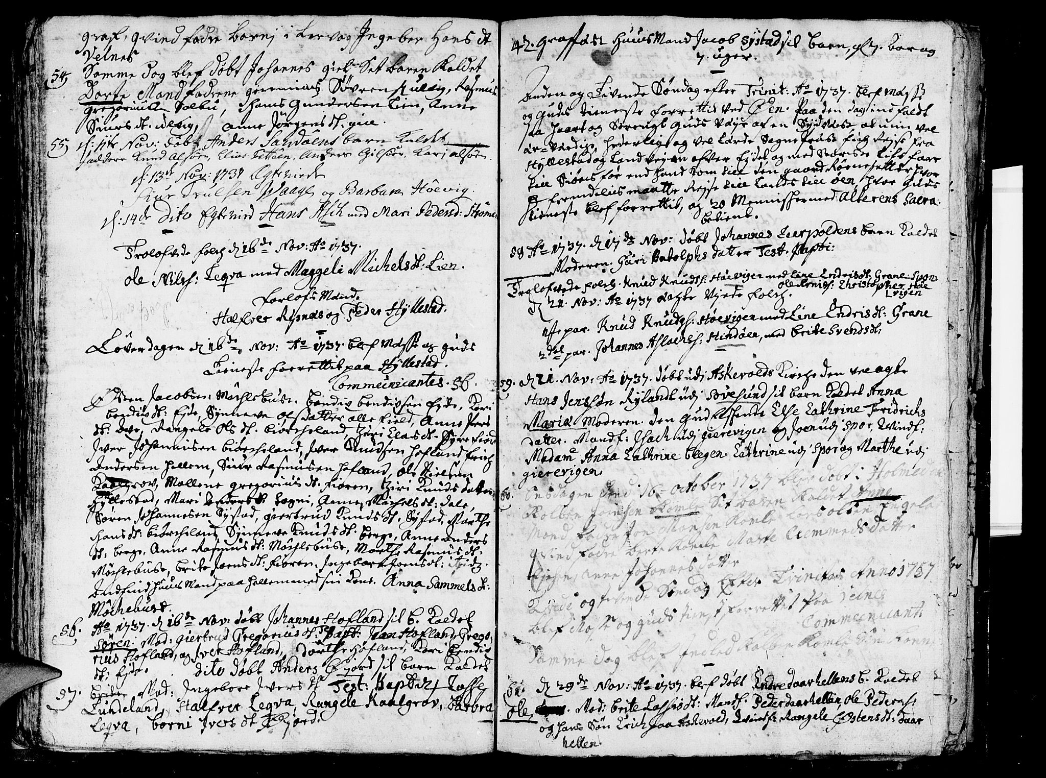 Askvoll sokneprestembete, AV/SAB-A-79501/H/Haa/Haaa/L0006: Parish register (official) no. A 6, 1734-1738, p. 61
