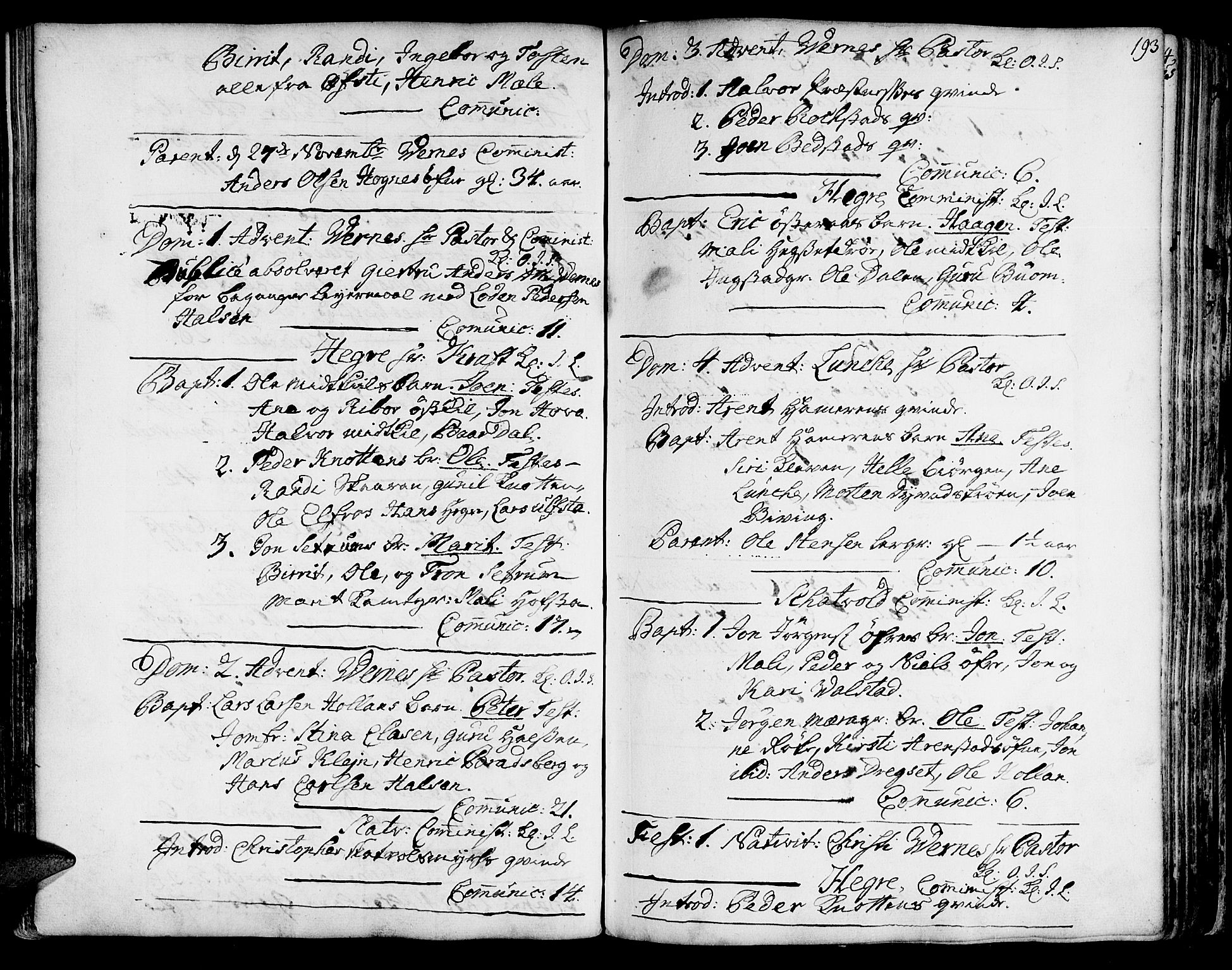 Ministerialprotokoller, klokkerbøker og fødselsregistre - Nord-Trøndelag, SAT/A-1458/709/L0056: Parish register (official) no. 709A04, 1740-1756, p. 193