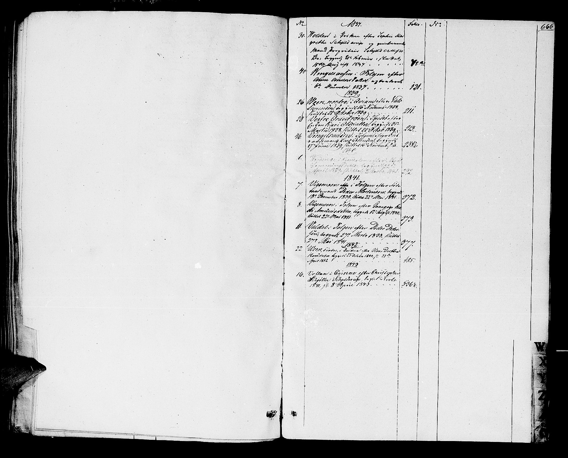 Nord-Østerdal tingrett, SAH/TING-020/J/Ja/L0001: Skifteprotokoll, 1836-1844, p. 665b-666a