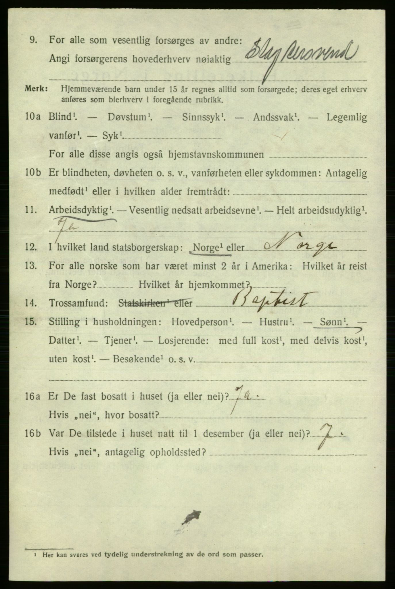 SAO, 1920 census for Fredrikshald, 1920, p. 27232