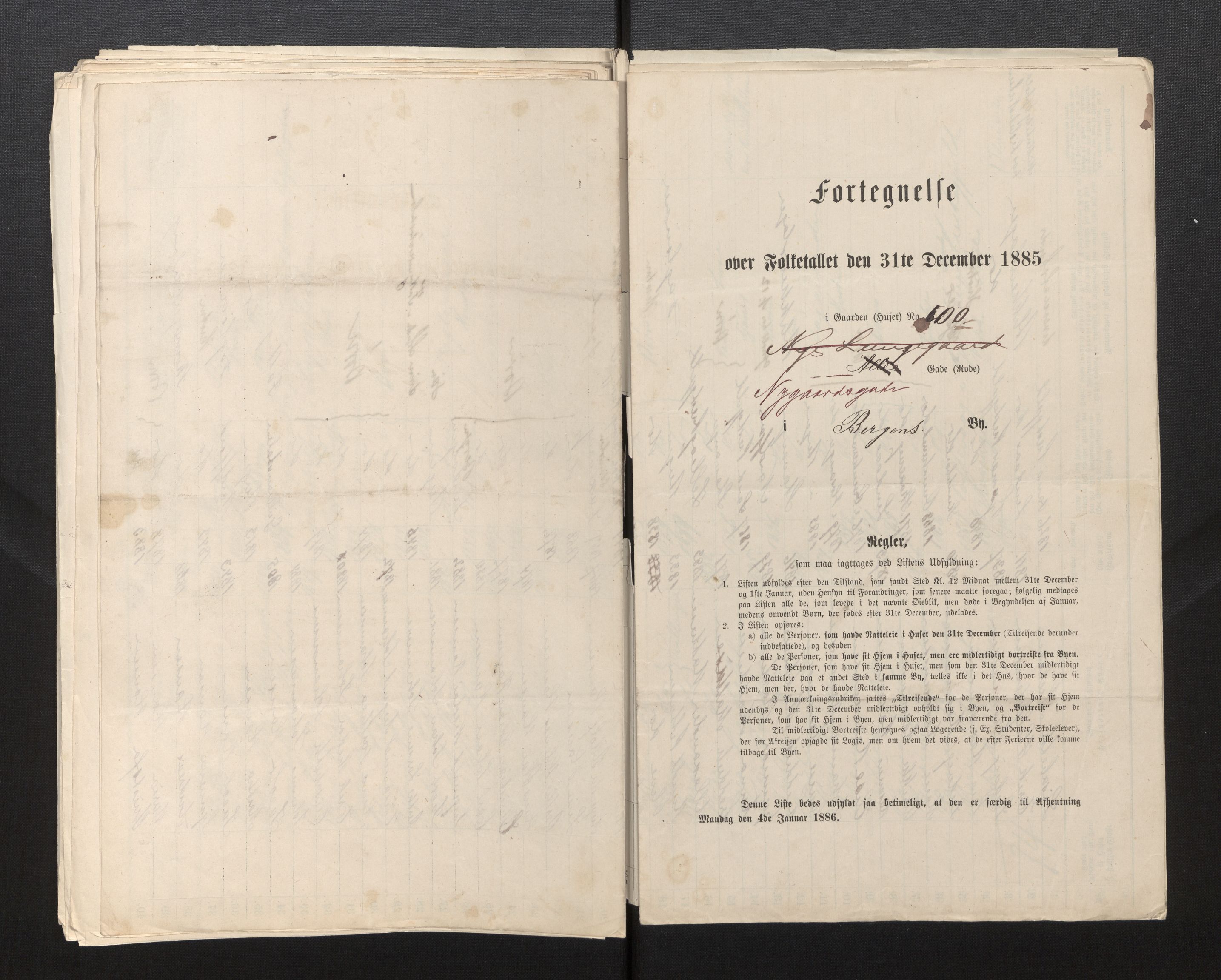 SAB, 1885 census for 1301 Bergen, 1885, p. 4548