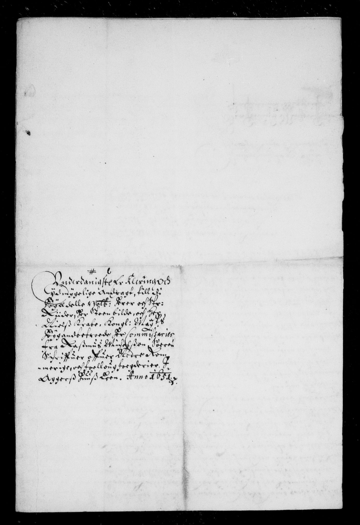 Danske Kanselli, Skapsaker, AV/RA-EA-4061/F/L0009: Skap 8, pakke 150B, litra A-AA, 1644-1651, p. 285