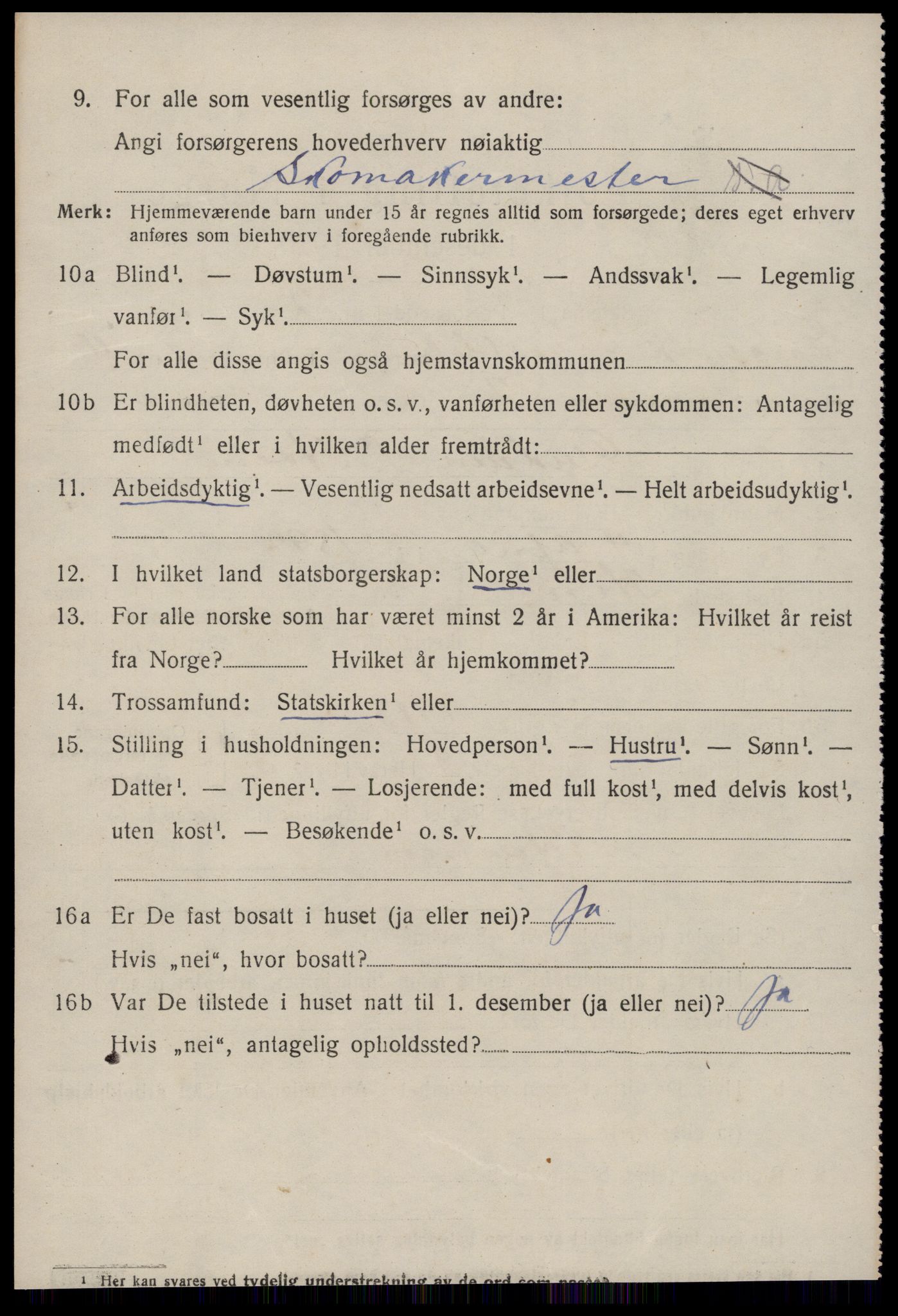 SAT, 1920 census for Eresfjord og Vistdal, 1920, p. 1986