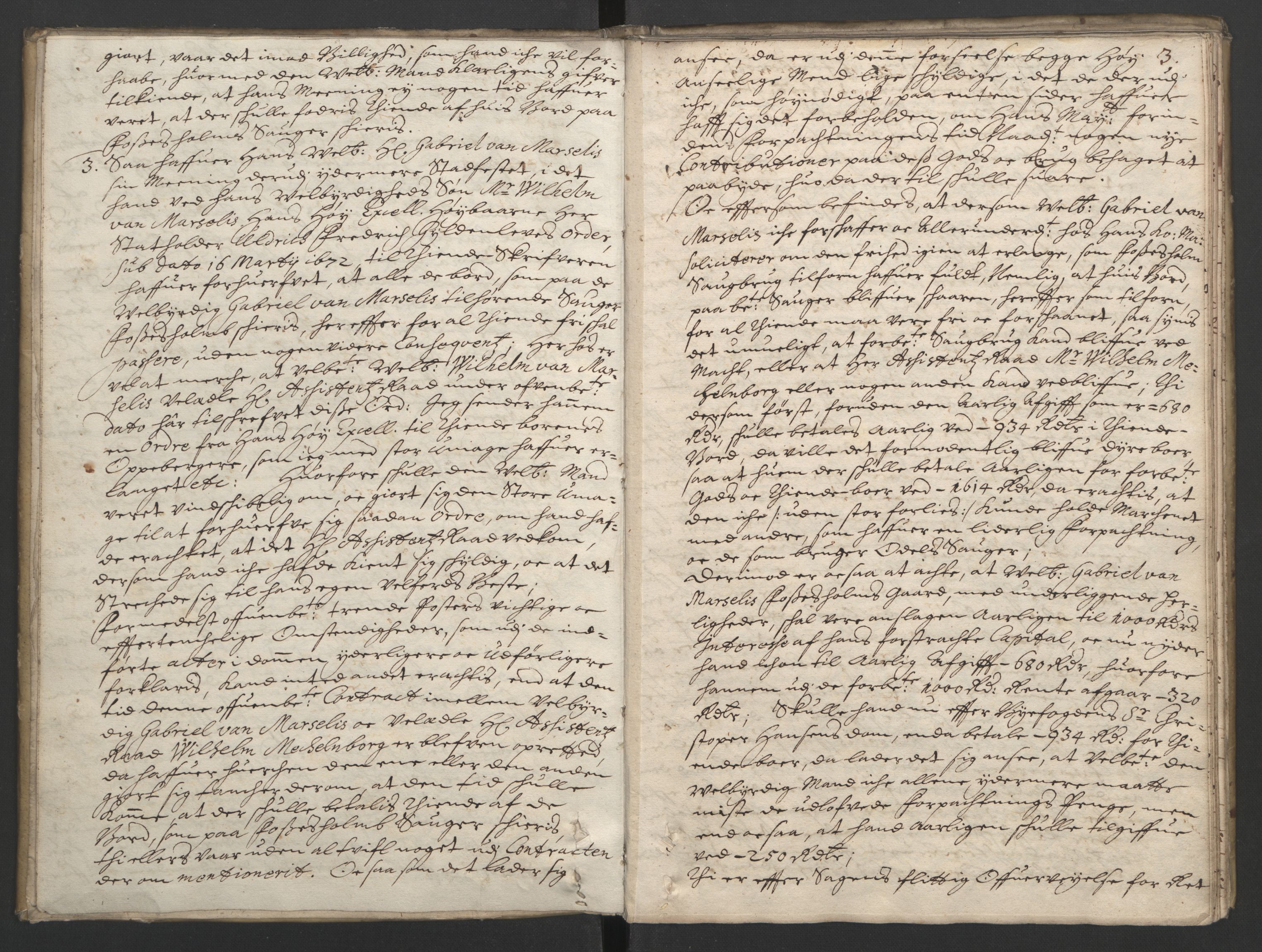 Christiania rådstuerett, AV/SAO-A-11132/F/Fa/L0008: Justisprotokoll, 1673, p. 2b-3a