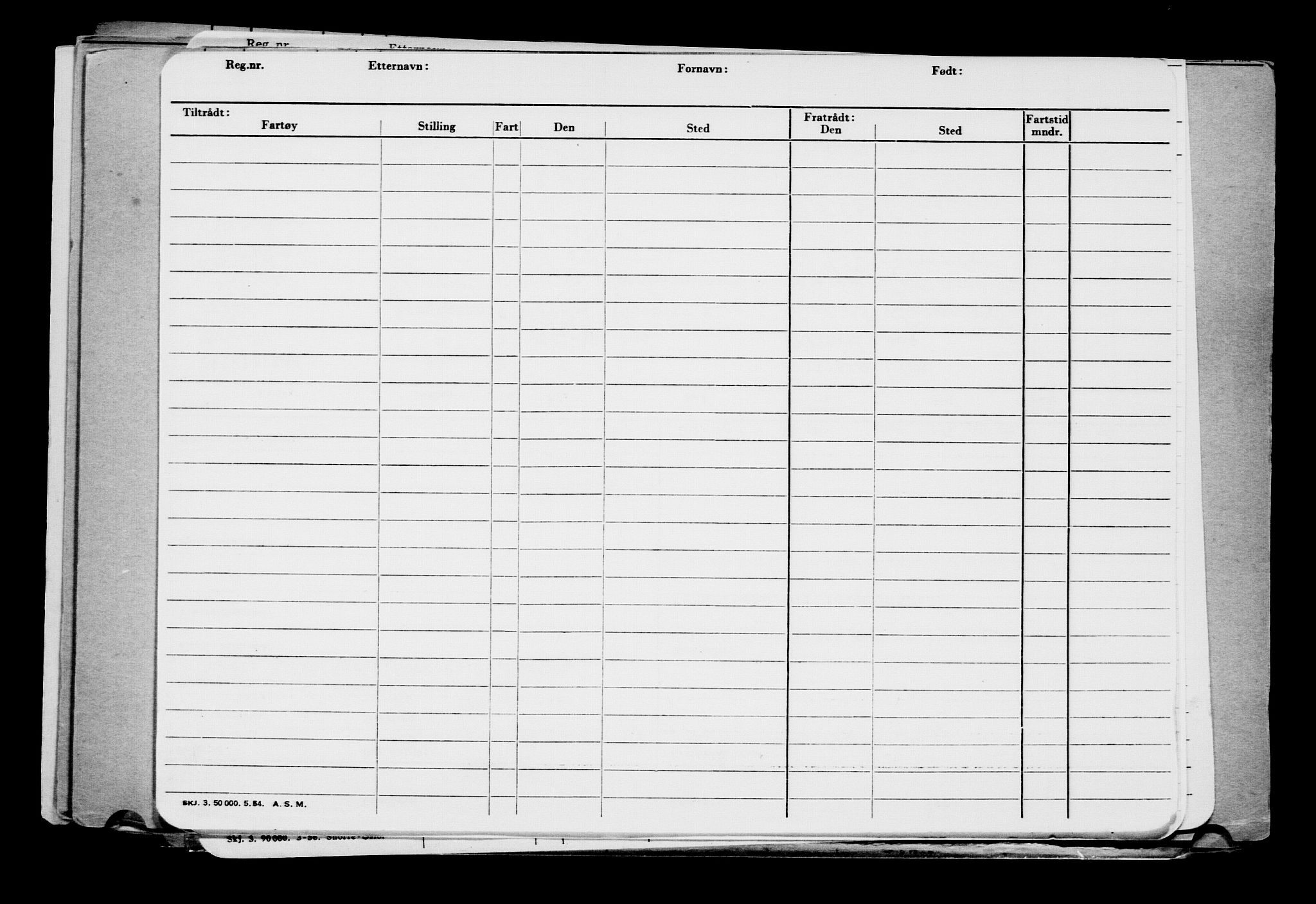 Direktoratet for sjømenn, AV/RA-S-3545/G/Gb/L0192: Hovedkort, 1921, p. 147