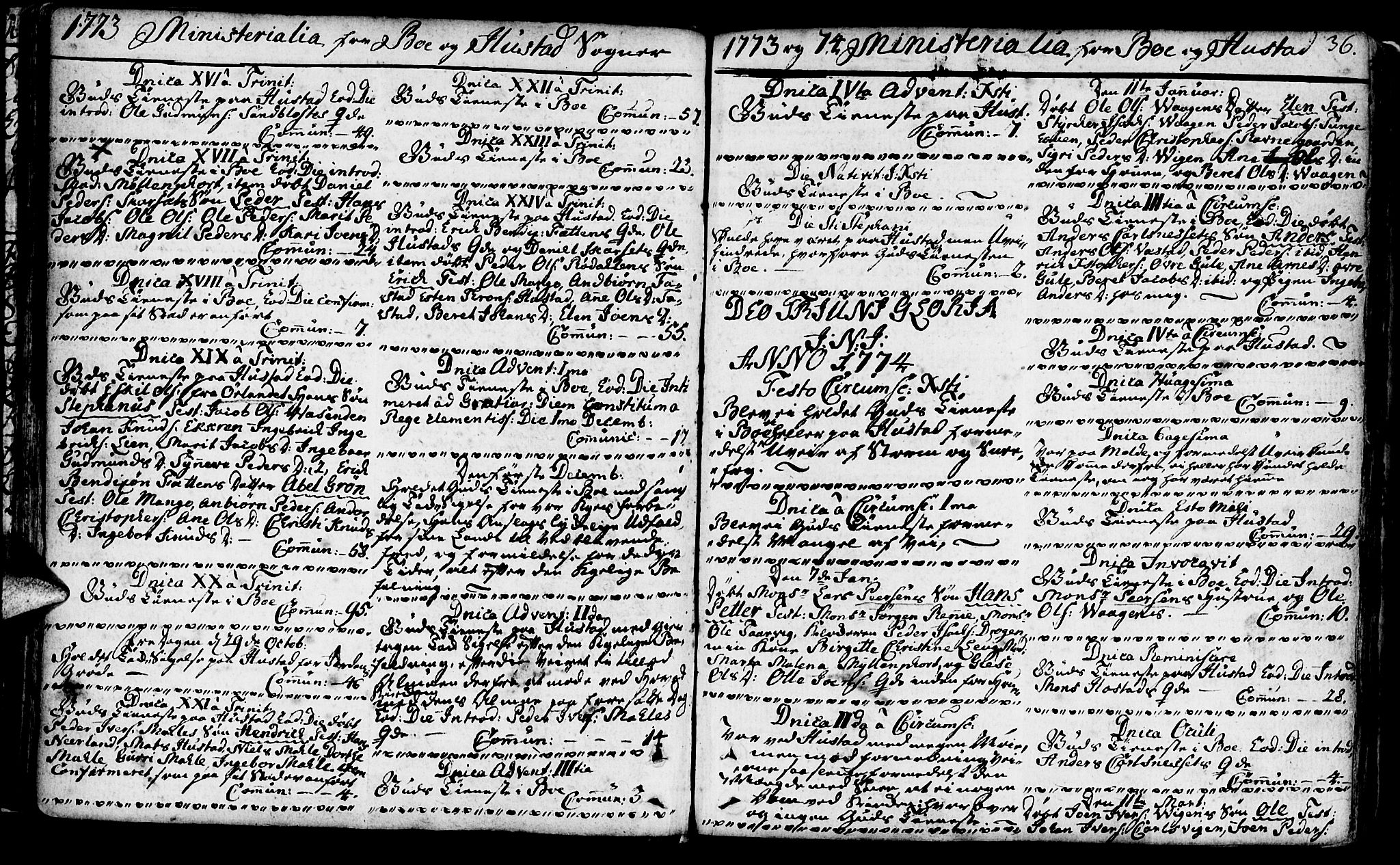 Ministerialprotokoller, klokkerbøker og fødselsregistre - Møre og Romsdal, SAT/A-1454/566/L0761: Parish register (official) no. 566A02 /1, 1767-1817, p. 36