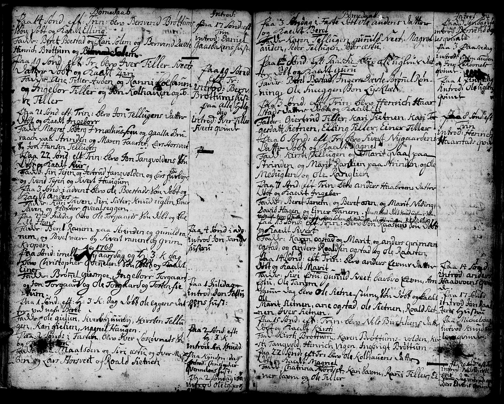 Ministerialprotokoller, klokkerbøker og fødselsregistre - Sør-Trøndelag, SAT/A-1456/618/L0437: Parish register (official) no. 618A02, 1749-1782, p. 34