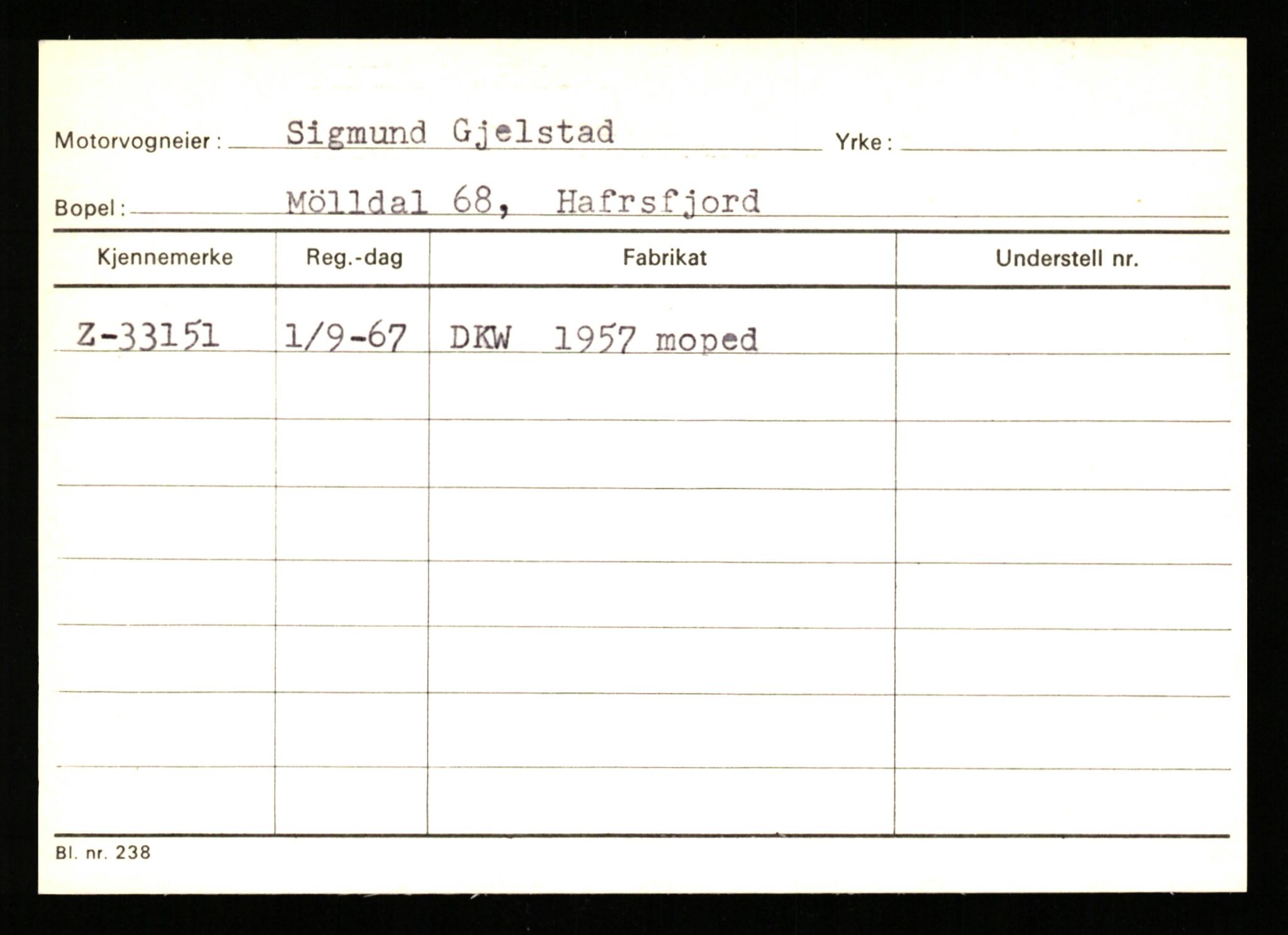 Stavanger trafikkstasjon, AV/SAST-A-101942/0/G/L0005: Registreringsnummer: 23000 - 34245, 1930-1971, p. 3136