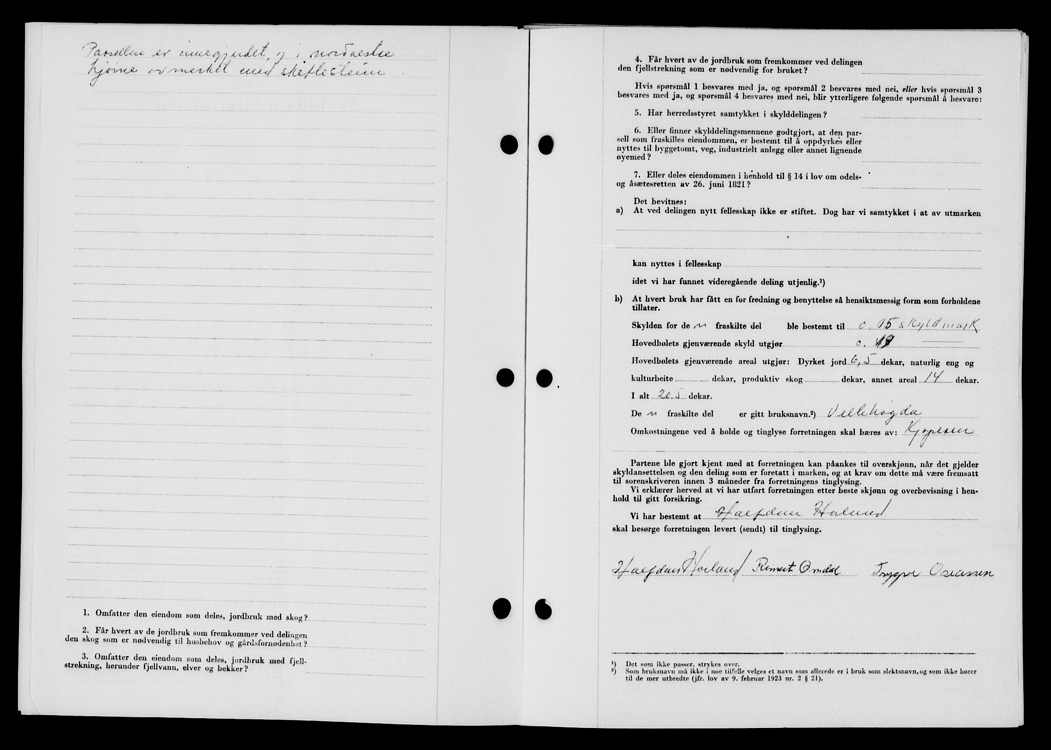 Lyngdal sorenskriveri, AV/SAK-1221-0004/G/Gb/L0680: Mortgage book no. A XXVI, 1960-1960, Diary no: : 848/1960