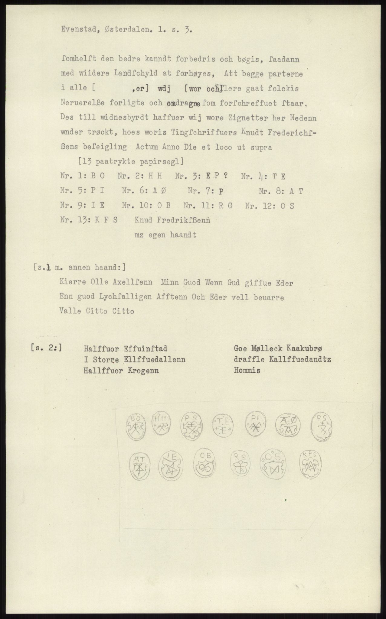 Samlinger til kildeutgivelse, Diplomavskriftsamlingen, RA/EA-4053/H/Ha, p. 1282