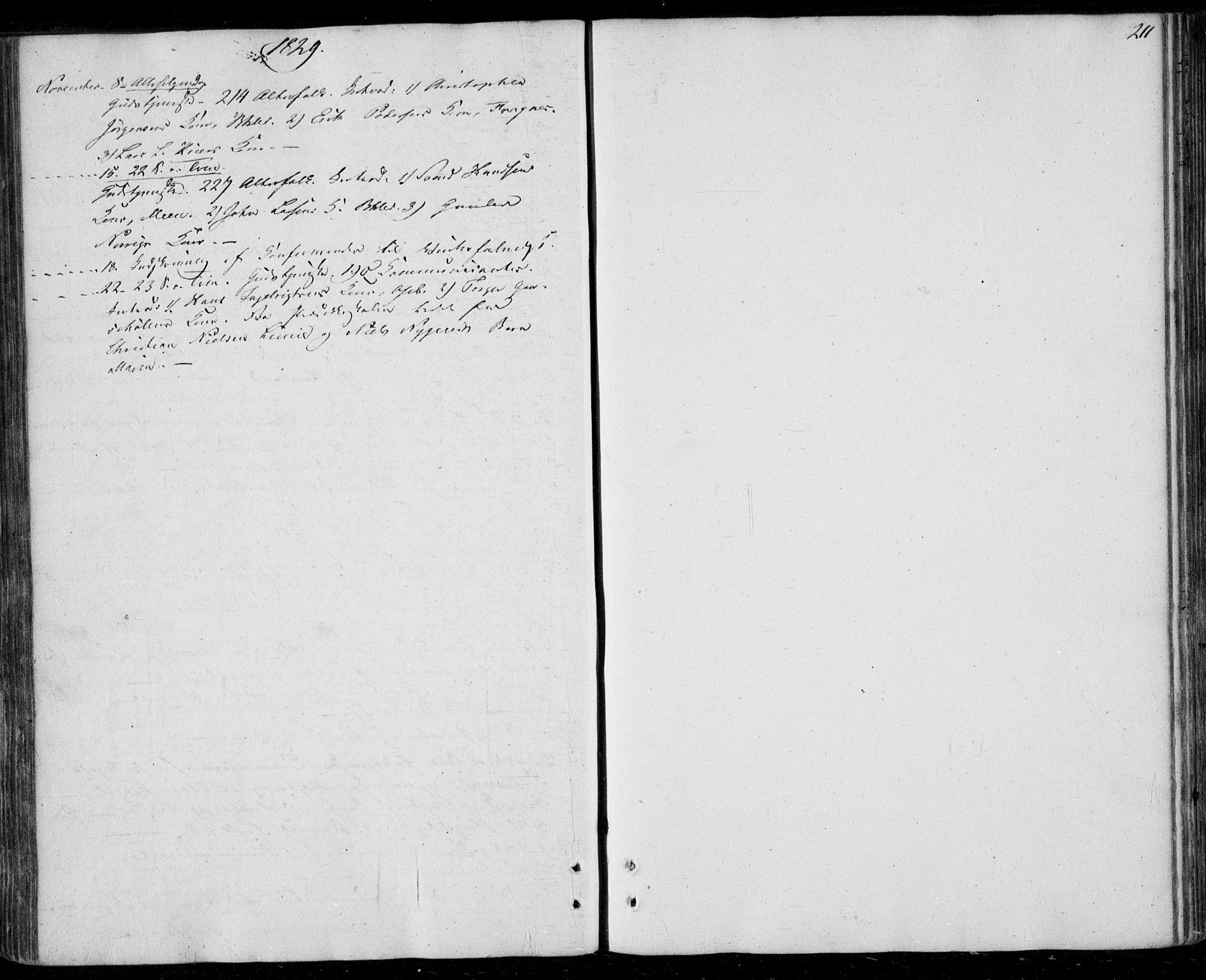 Gjerpen kirkebøker, AV/SAKO-A-265/F/Fa/L0005: Parish register (official) no. I 5, 1823-1829, p. 211