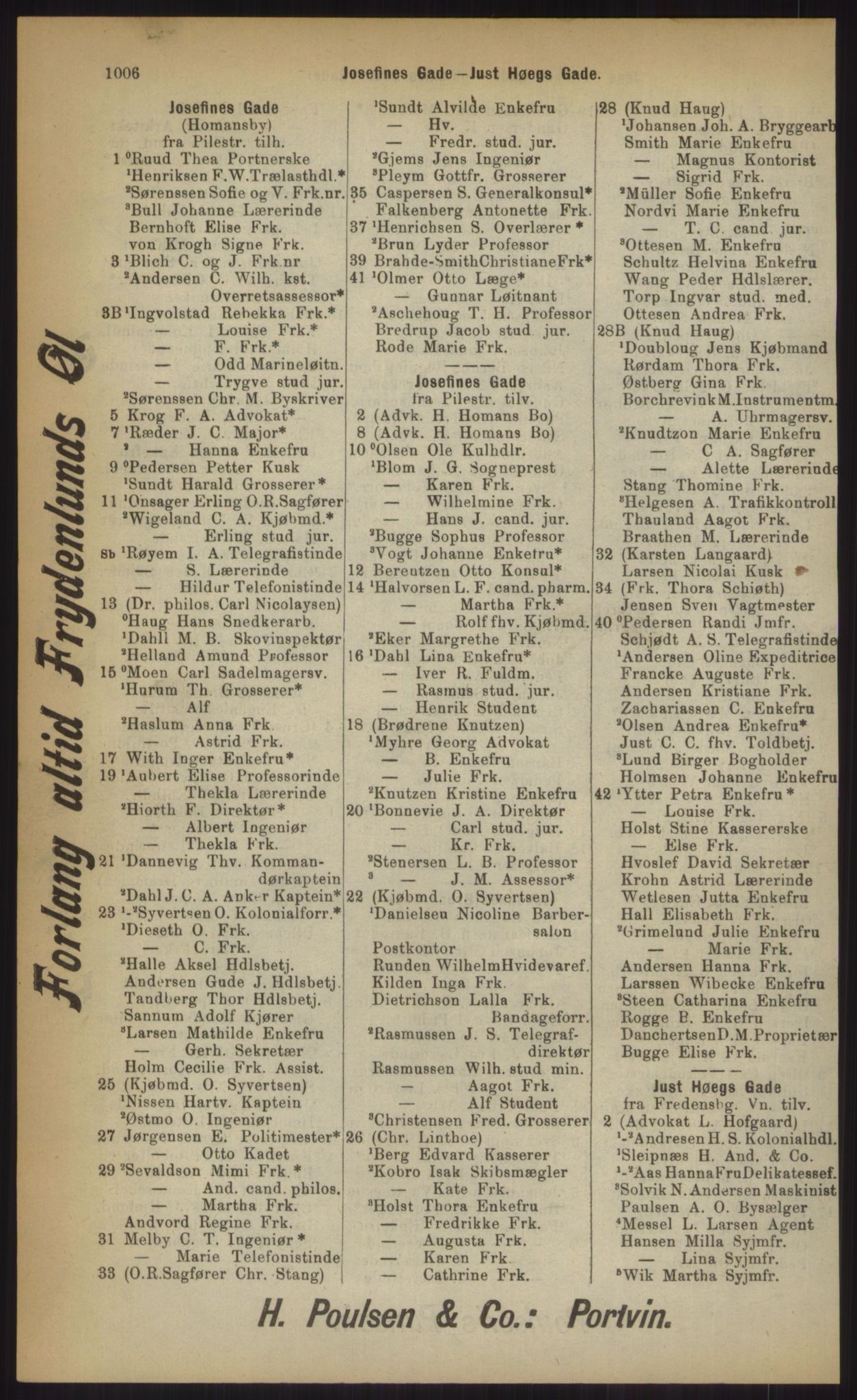 Kristiania/Oslo adressebok, PUBL/-, 1903, p. 1006