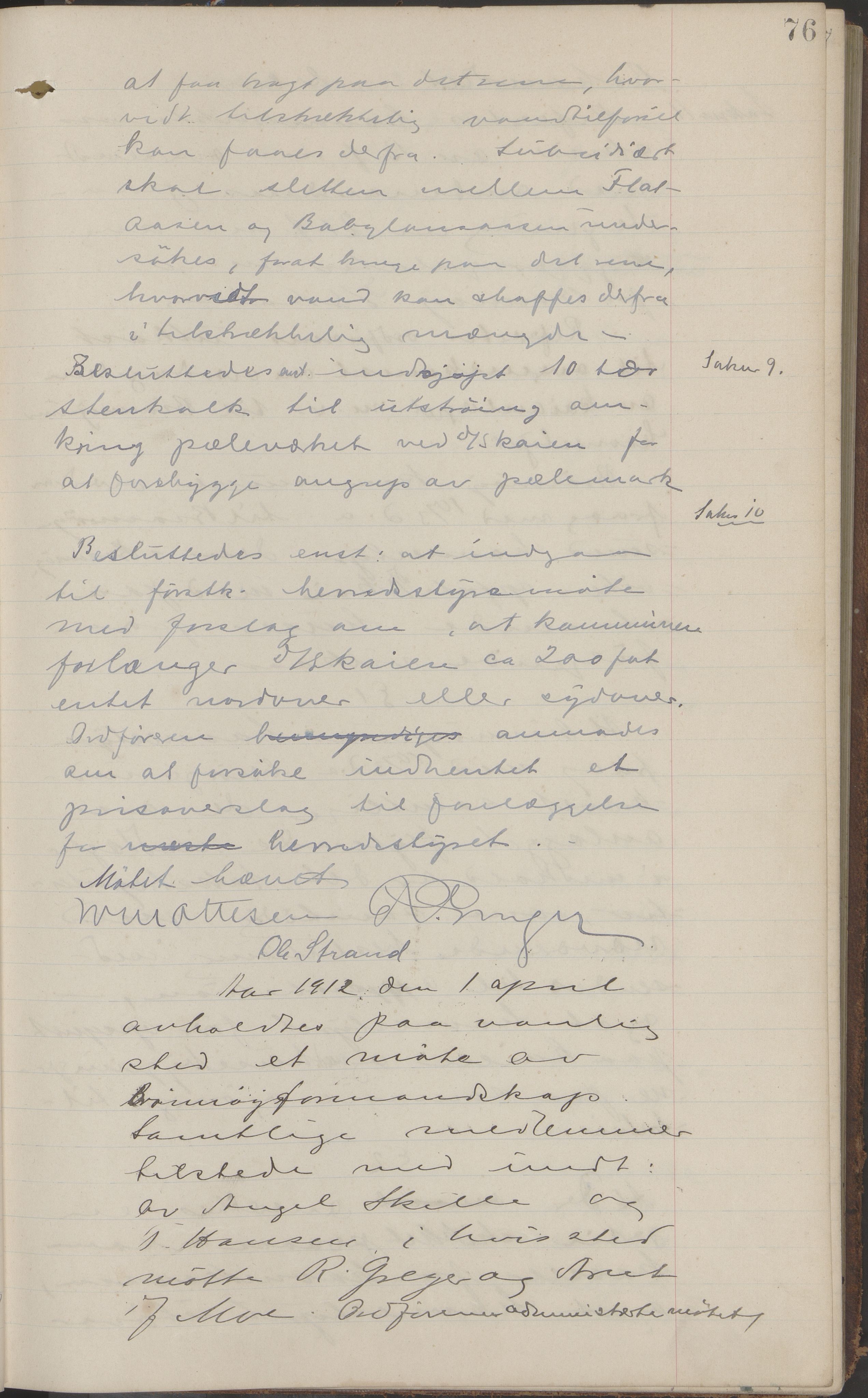 Brønnøy kommune. Formannskapet, AIN/K-18130.150/A/Aa/L0002d: Møtebok, 1910-1916