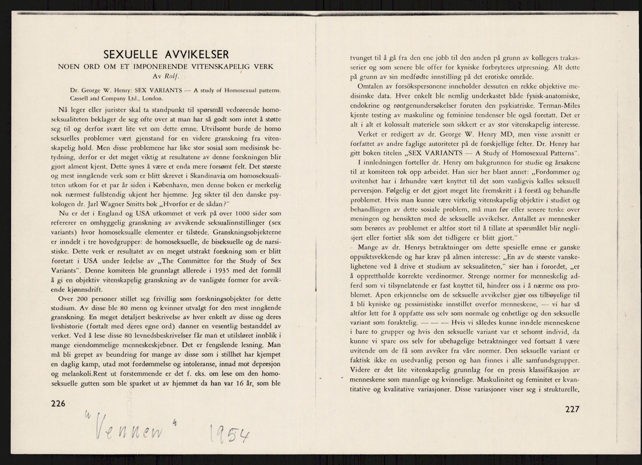 Det Norske Forbundet av 1948/Landsforeningen for Lesbisk og Homofil Frigjøring, RA/PA-1216/A/Ag/L0002: "Vi løsnet et skred", 1959-1995, p. 597