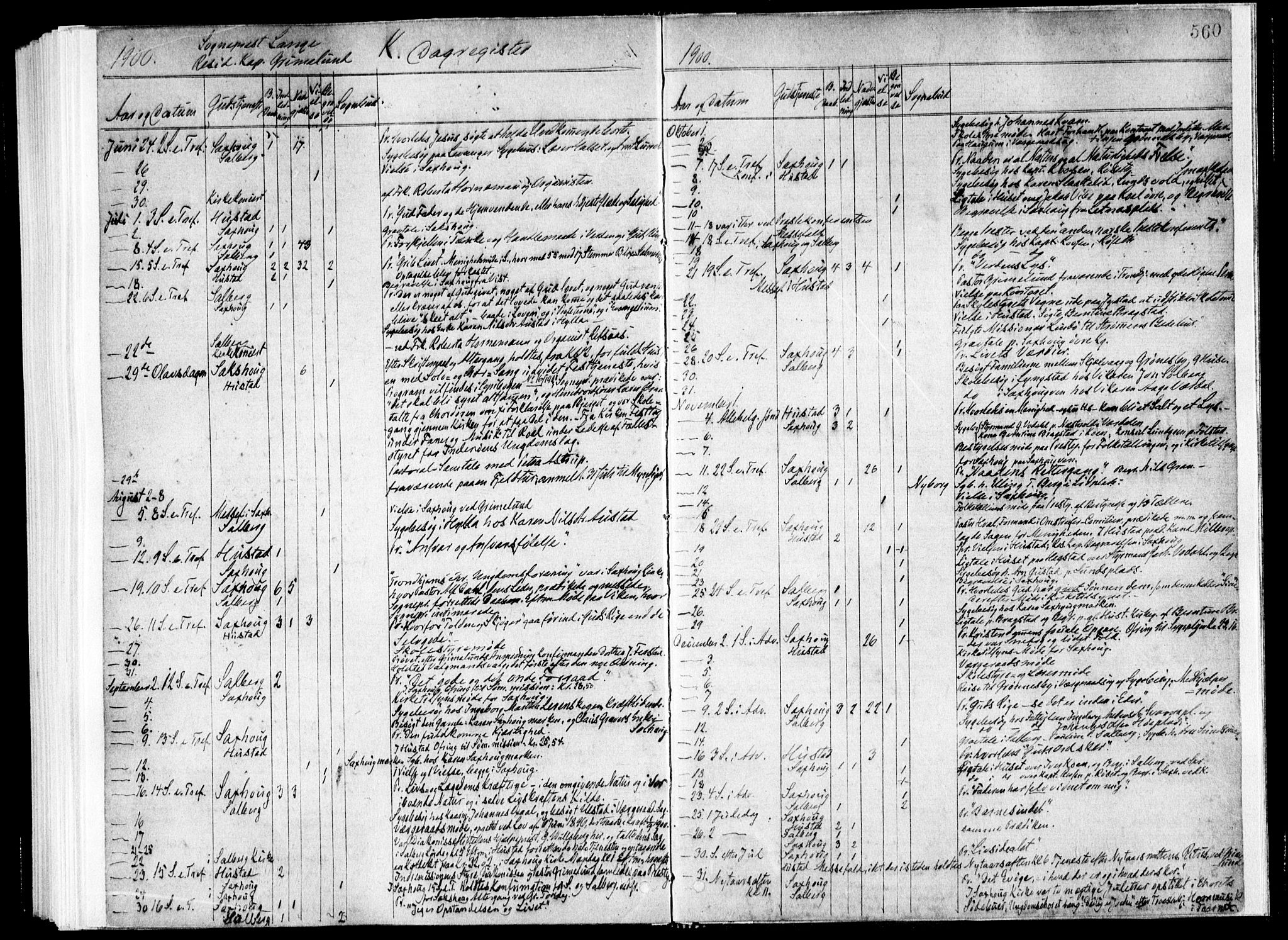 Ministerialprotokoller, klokkerbøker og fødselsregistre - Nord-Trøndelag, SAT/A-1458/730/L0285: Parish register (official) no. 730A10, 1879-1914, p. 560