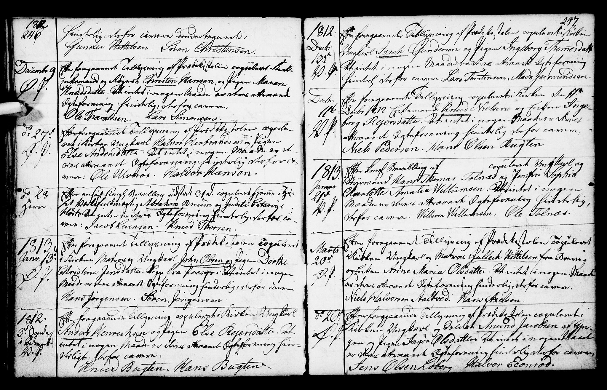 Porsgrunn kirkebøker , SAKO/A-104/F/Fa/L0003: Parish register (official) no. 3, 1764-1814, p. 246-247