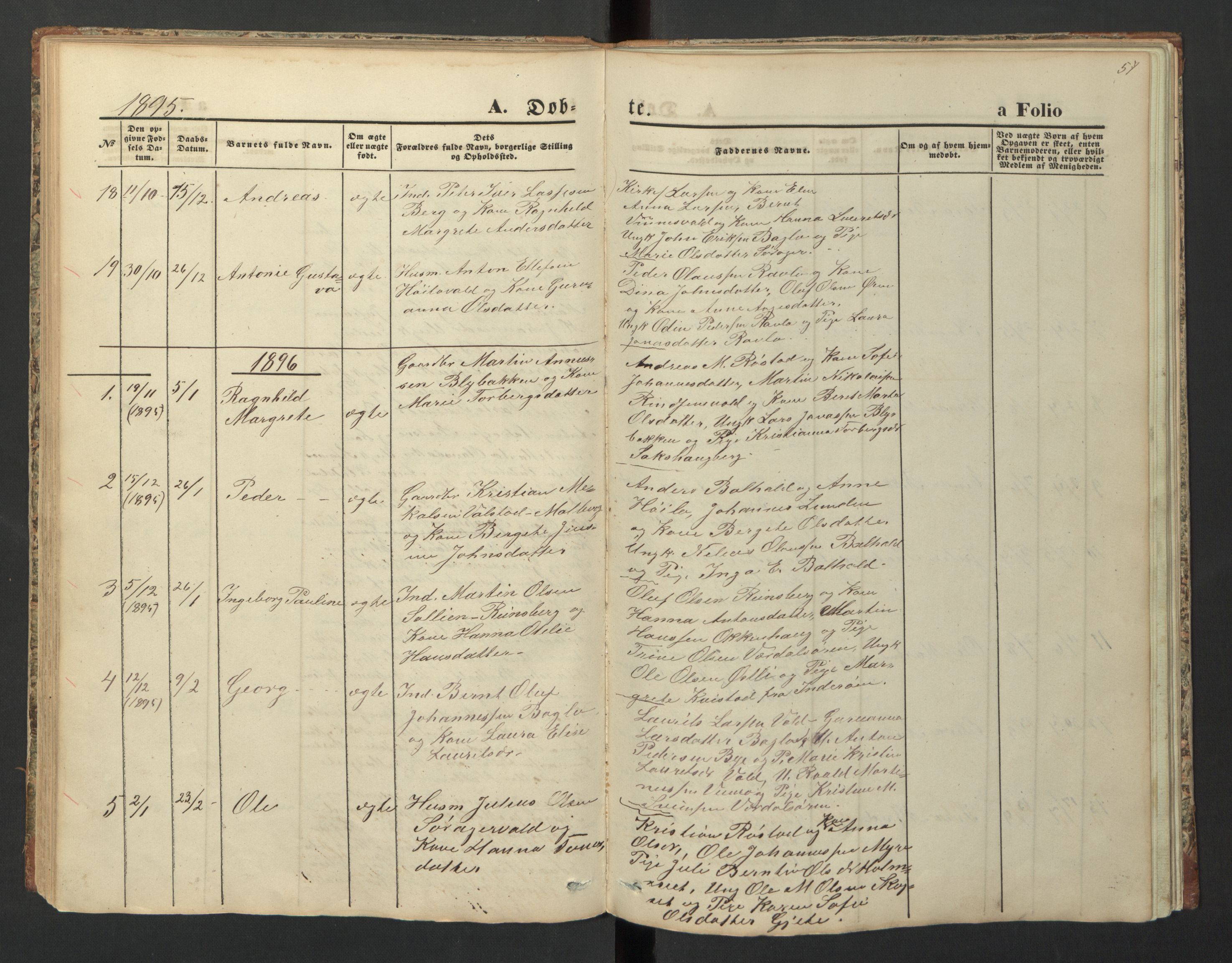 Ministerialprotokoller, klokkerbøker og fødselsregistre - Nord-Trøndelag, SAT/A-1458/726/L0271: Parish register (copy) no. 726C02, 1869-1897, p. 57