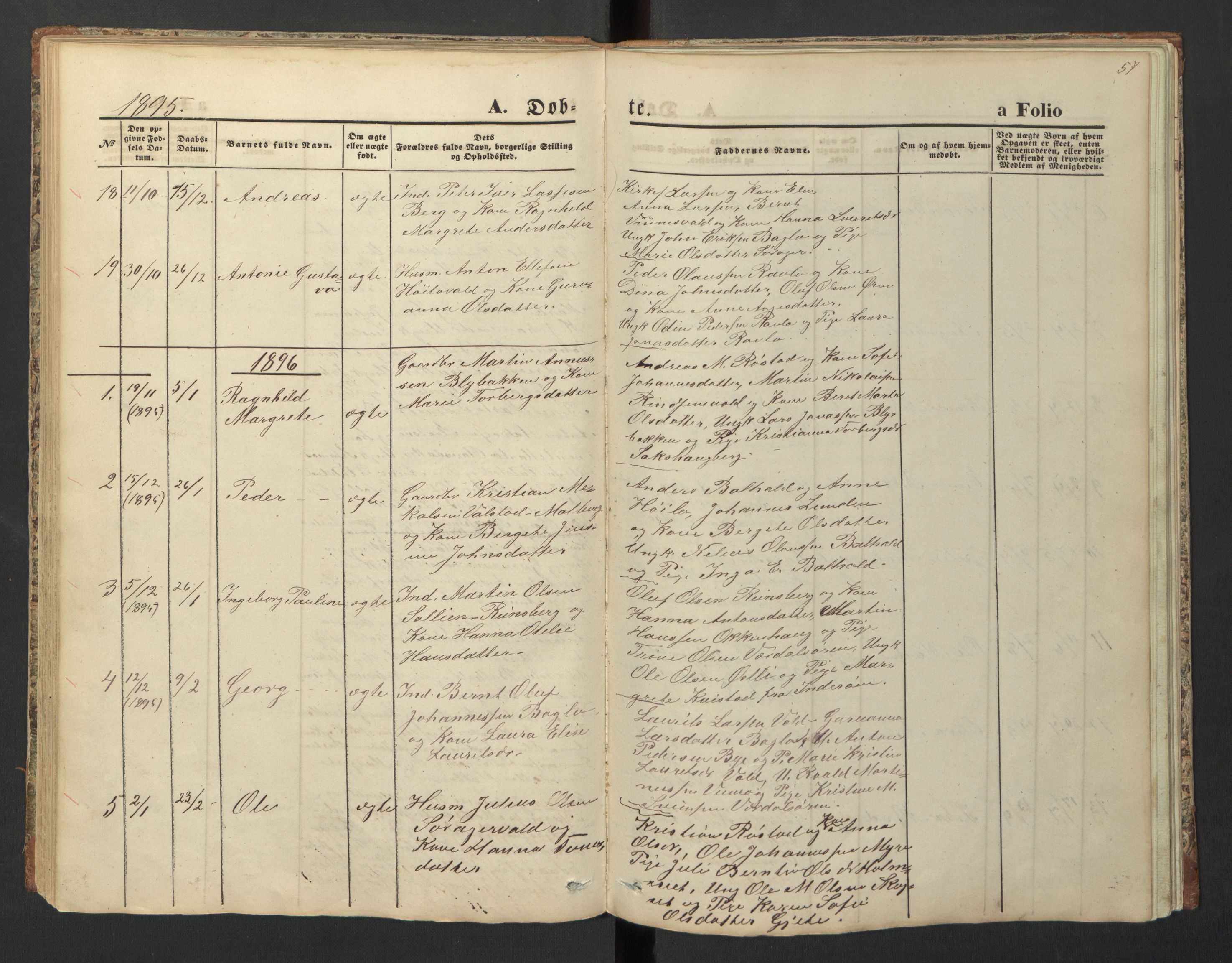 Ministerialprotokoller, klokkerbøker og fødselsregistre - Nord-Trøndelag, AV/SAT-A-1458/726/L0271: Parish register (copy) no. 726C02, 1869-1897, p. 57