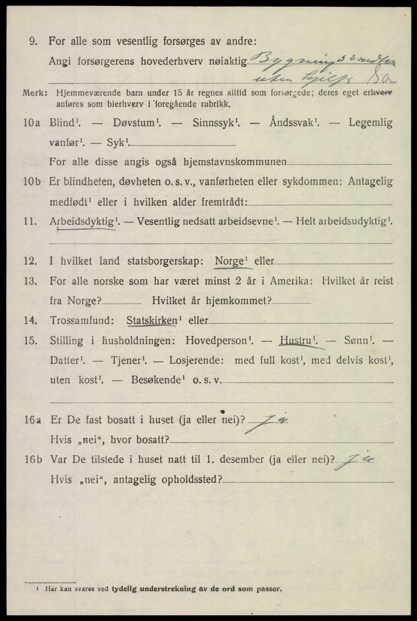 SAH, 1920 census for Sør-Aurdal, 1920, p. 6994