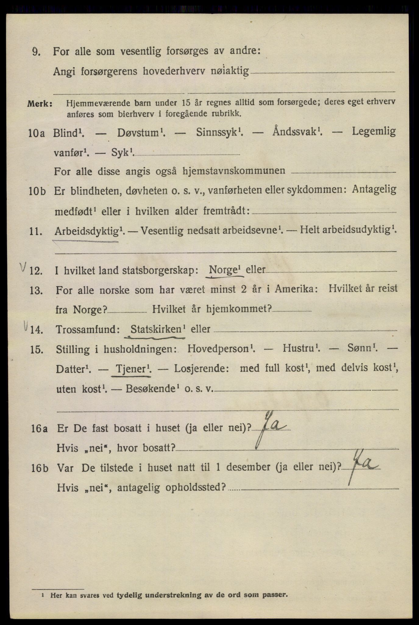 SAO, 1920 census for Kristiania, 1920, p. 299346