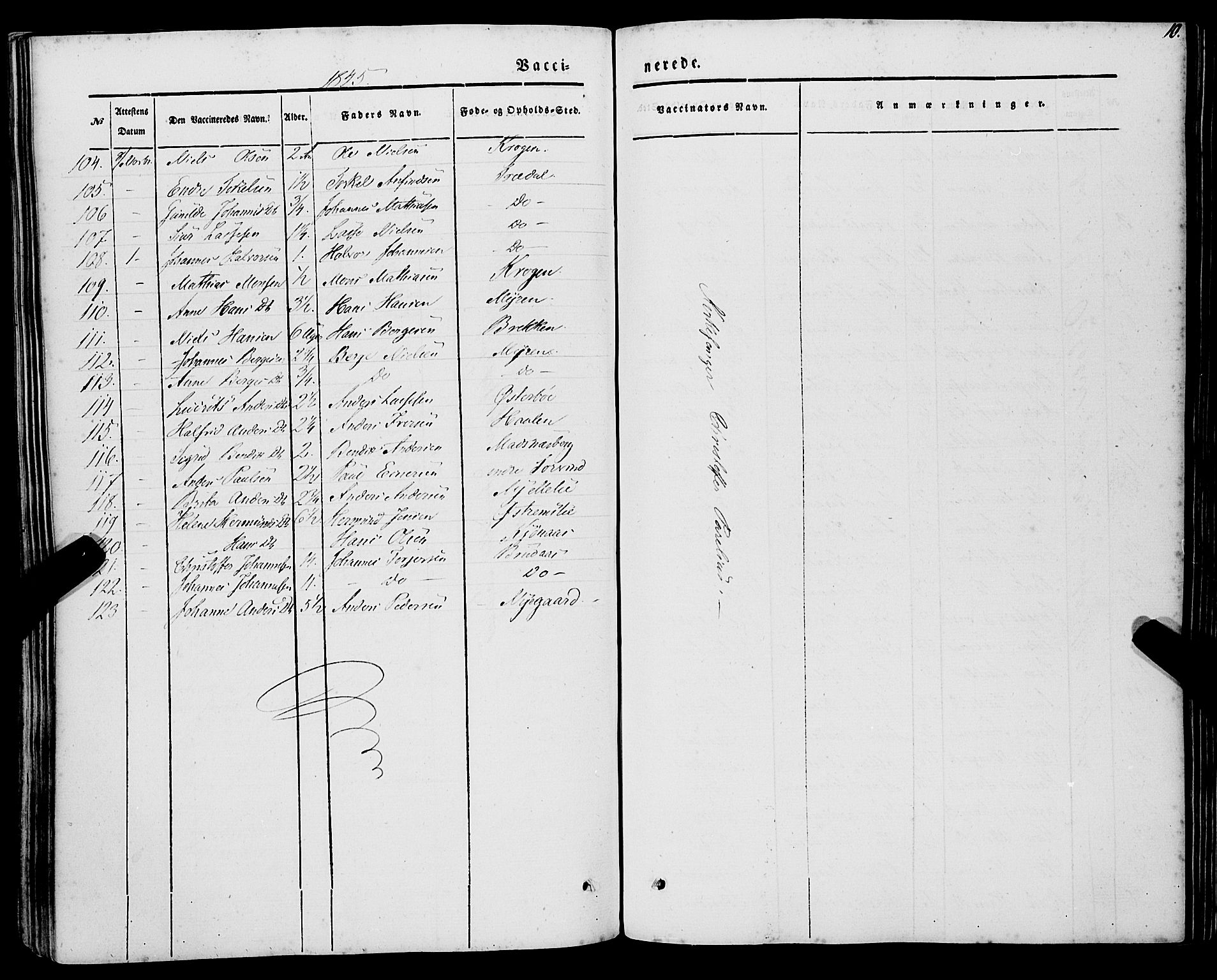 Lavik sokneprestembete, AV/SAB-A-80901: Parish register (official) no. A 3, 1843-1863, p. 10