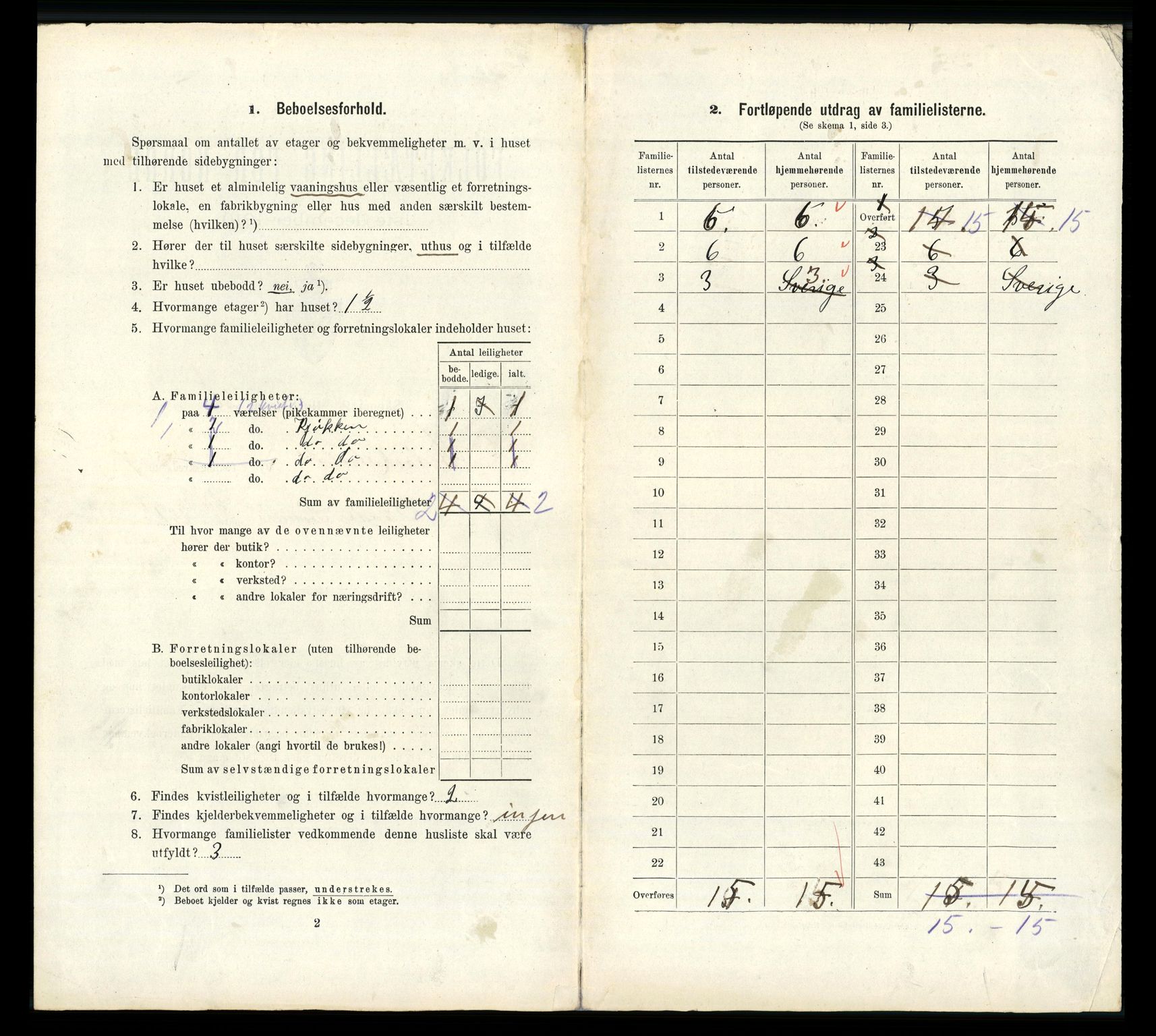 RA, 1910 census for Fredrikshald, 1910, p. 2225