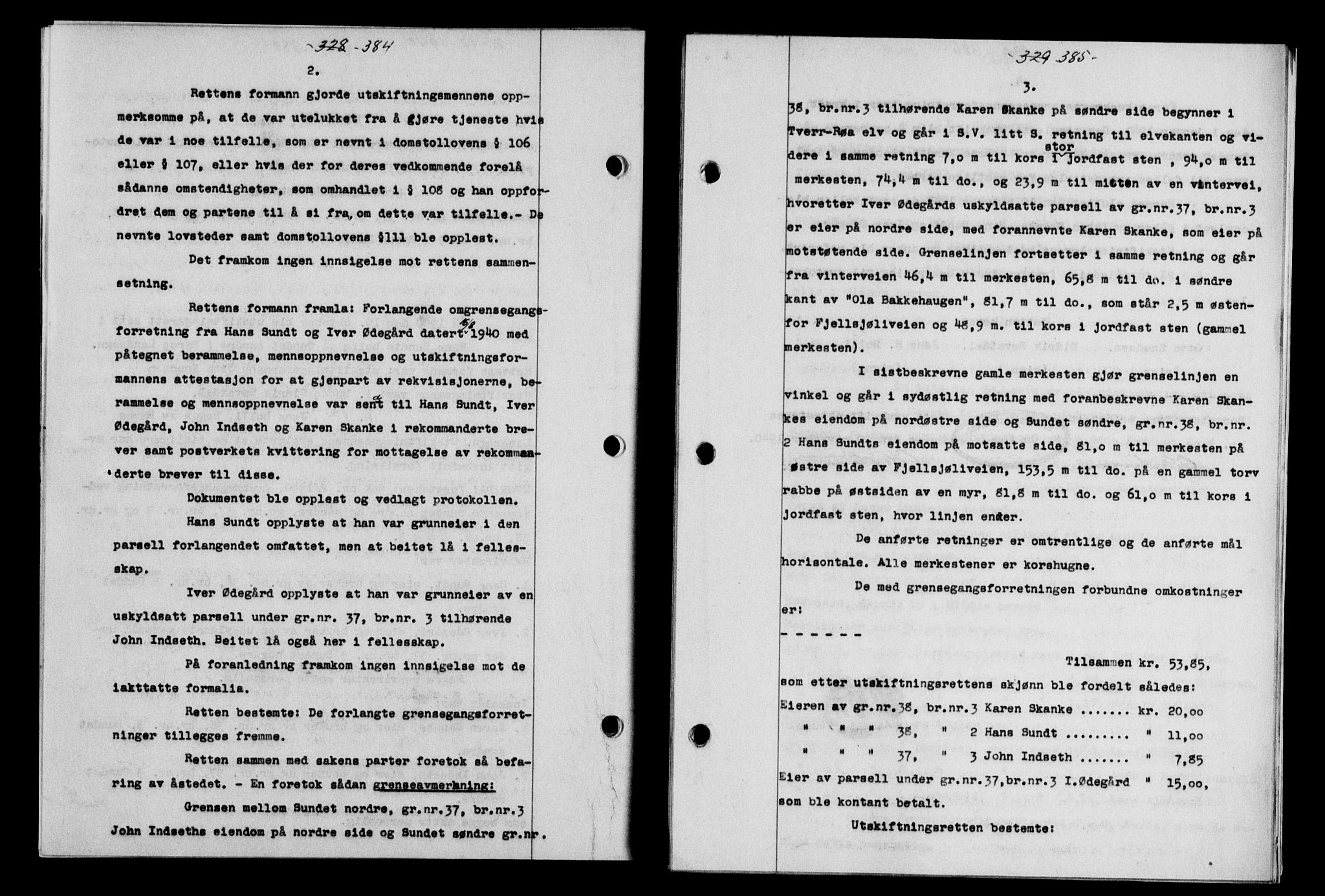 Gauldal sorenskriveri, SAT/A-0014/1/2/2C/L0052: Mortgage book no. 57, 1940-1941, Diary no: : 1056/1940