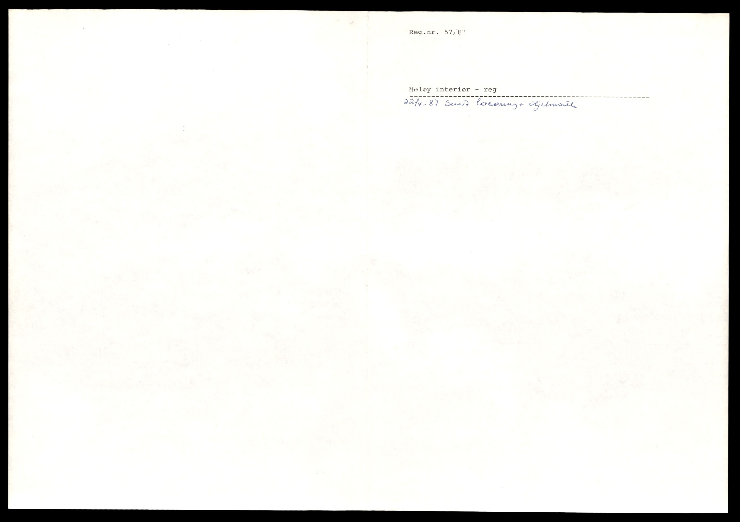 Salten sorenskriveri, AV/SAT-A-4578/4/J/Jd/Jda/L0016: Bilag. Enkeltmannsforetak, personlig firma og andelslag Me - Mi, 1959-1989, p. 1