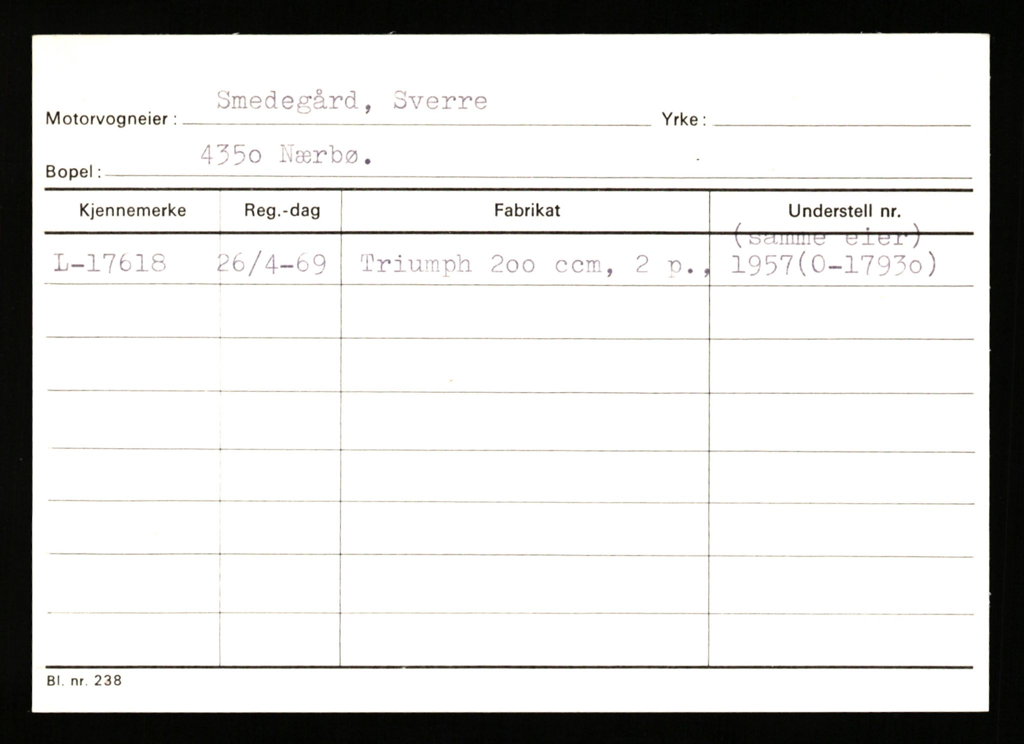 Stavanger trafikkstasjon, SAST/A-101942/0/H/L0034: Skeie - Smines, 1930-1971, p. 3142