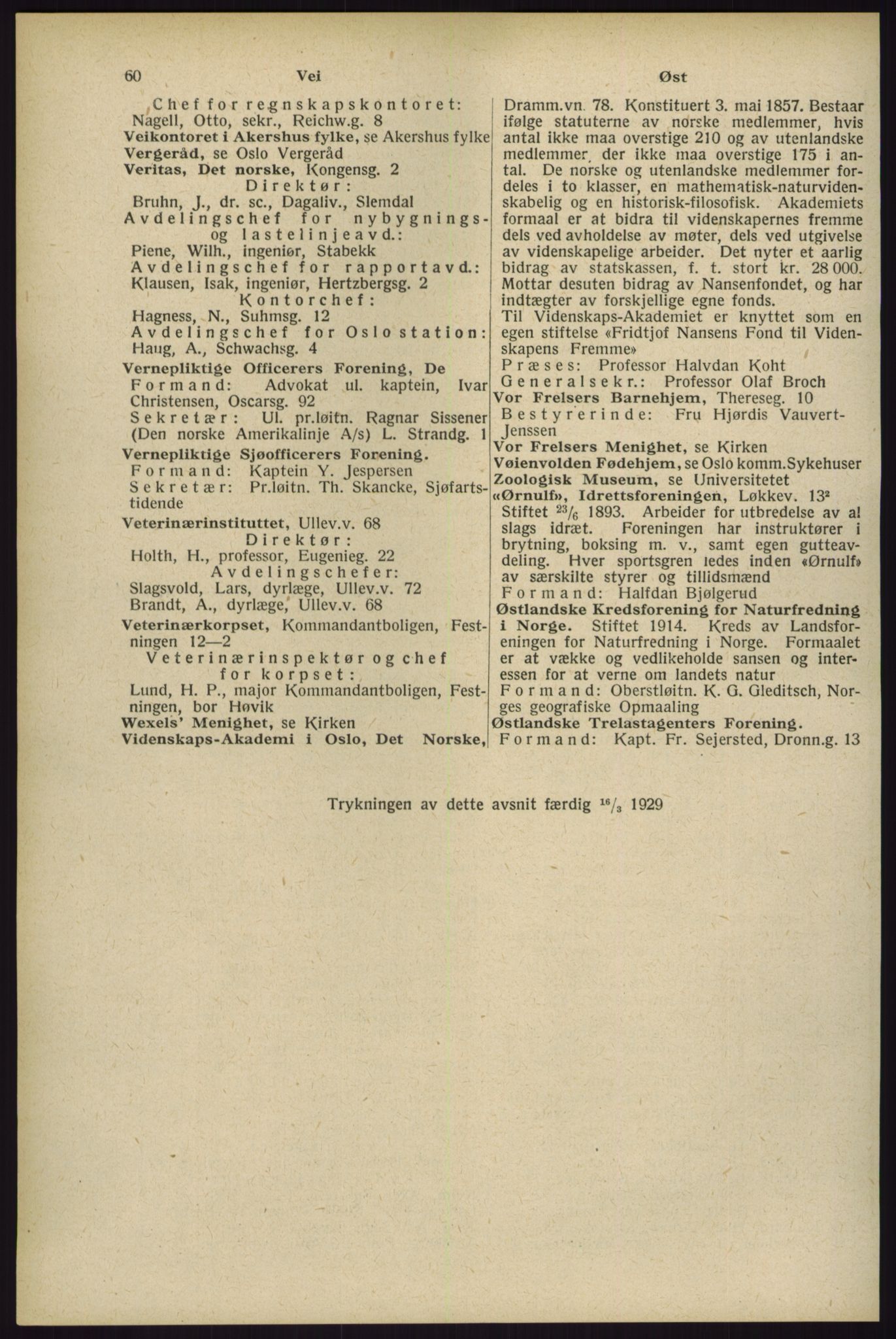Kristiania/Oslo adressebok, PUBL/-, 1929, p. 60