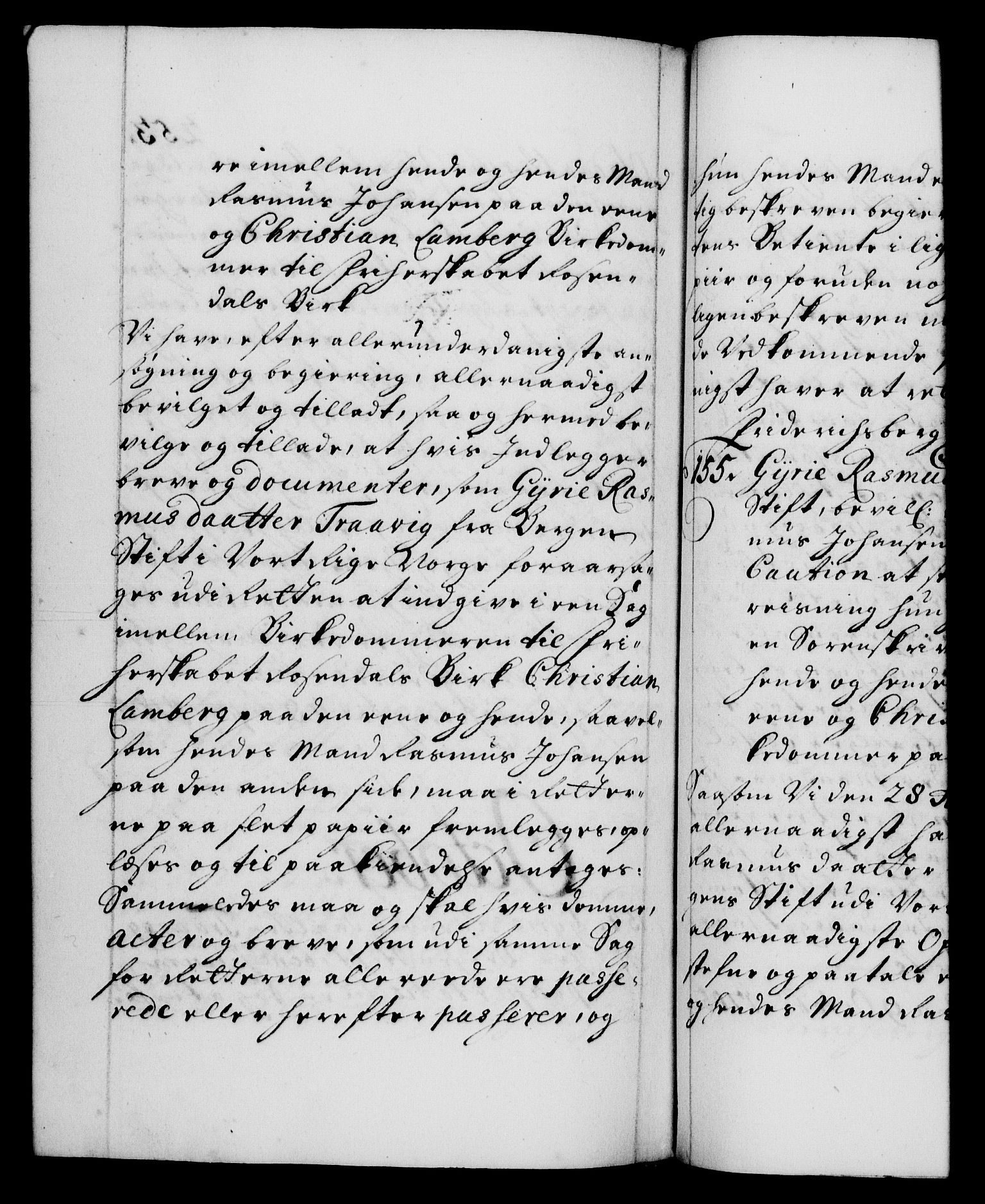 Danske Kanselli 1572-1799, AV/RA-EA-3023/F/Fc/Fca/Fcaa/L0019: Norske registre, 1704-1707, p. 253b