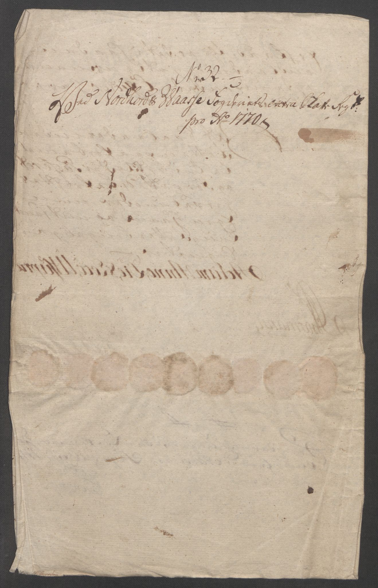 Rentekammeret inntil 1814, Reviderte regnskaper, Fogderegnskap, RA/EA-4092/R51/L3303: Ekstraskatten Nordhordland og Voss, 1762-1772, p. 581