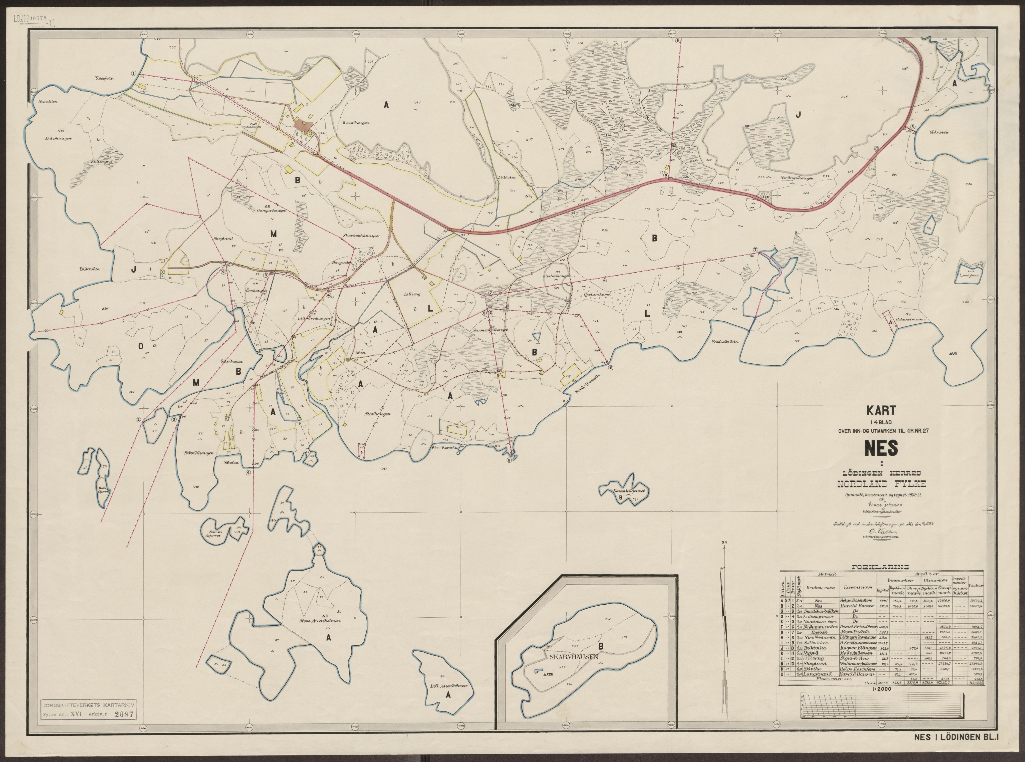 Jordskifteverkets kartarkiv, AV/RA-S-3929/T, 1859-1988, p. 2565