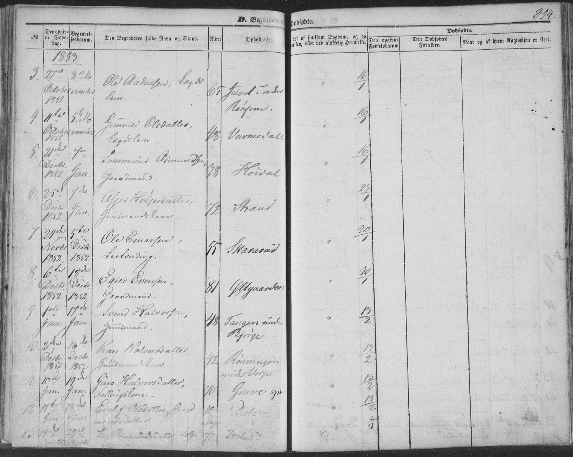 Seljord kirkebøker, SAKO/A-20/F/Fa/L012b: Parish register (official) no. I 12B, 1850-1865, p. 394