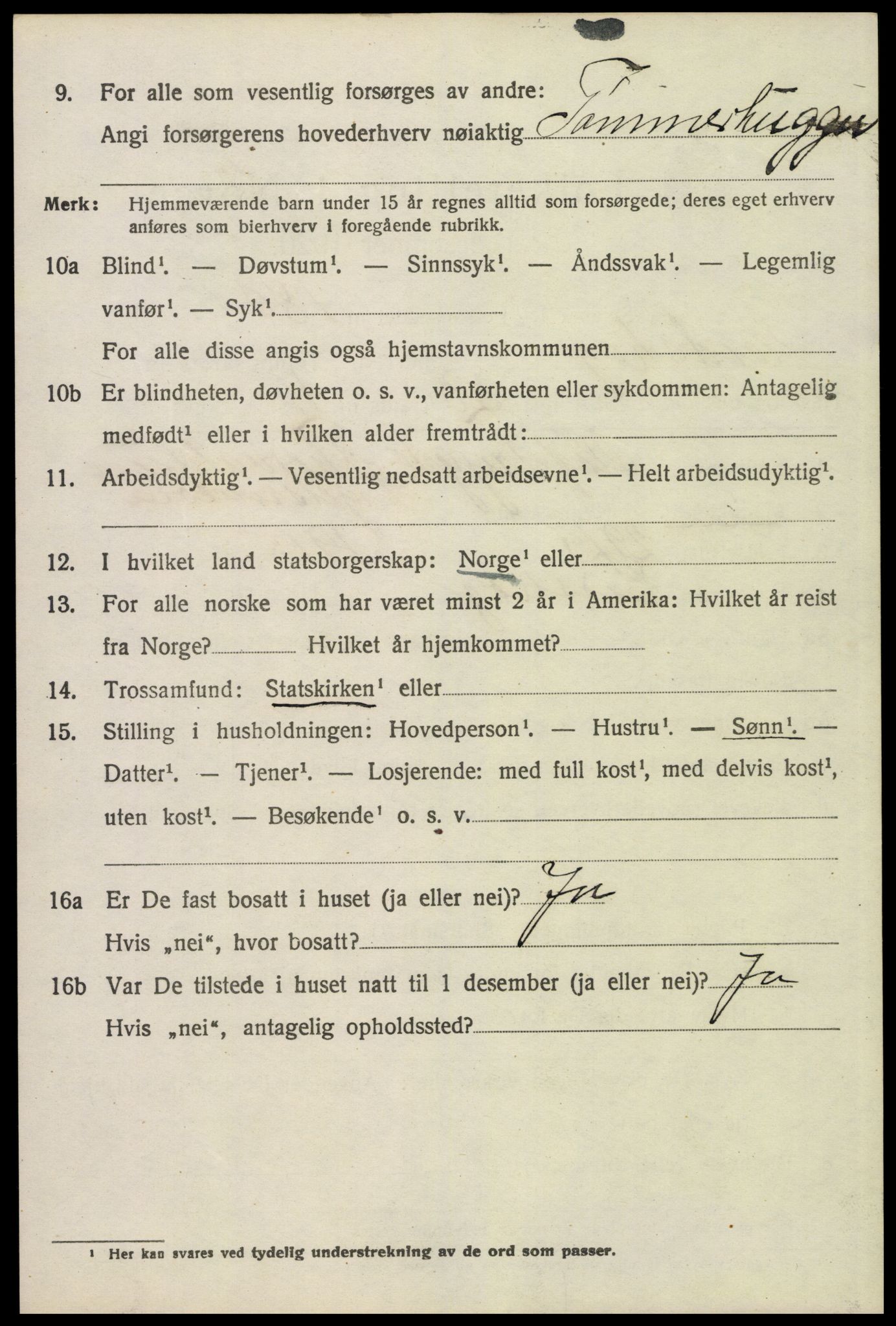 SAH, 1920 census for Eidskog, 1920, p. 8796