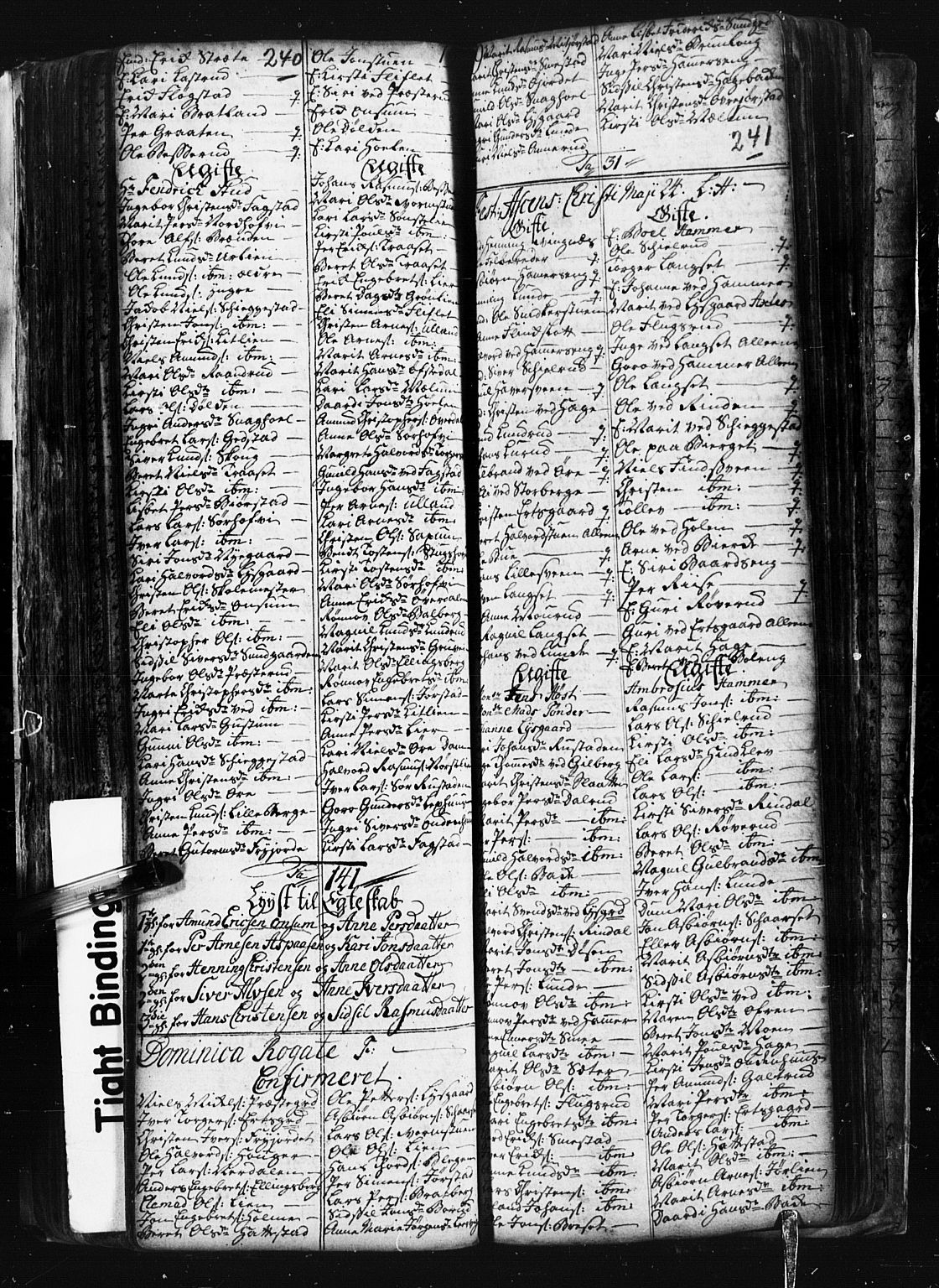 Fåberg prestekontor, SAH/PREST-086/H/Ha/Hab/L0001: Parish register (copy) no. 1, 1727-1767, p. 240-241