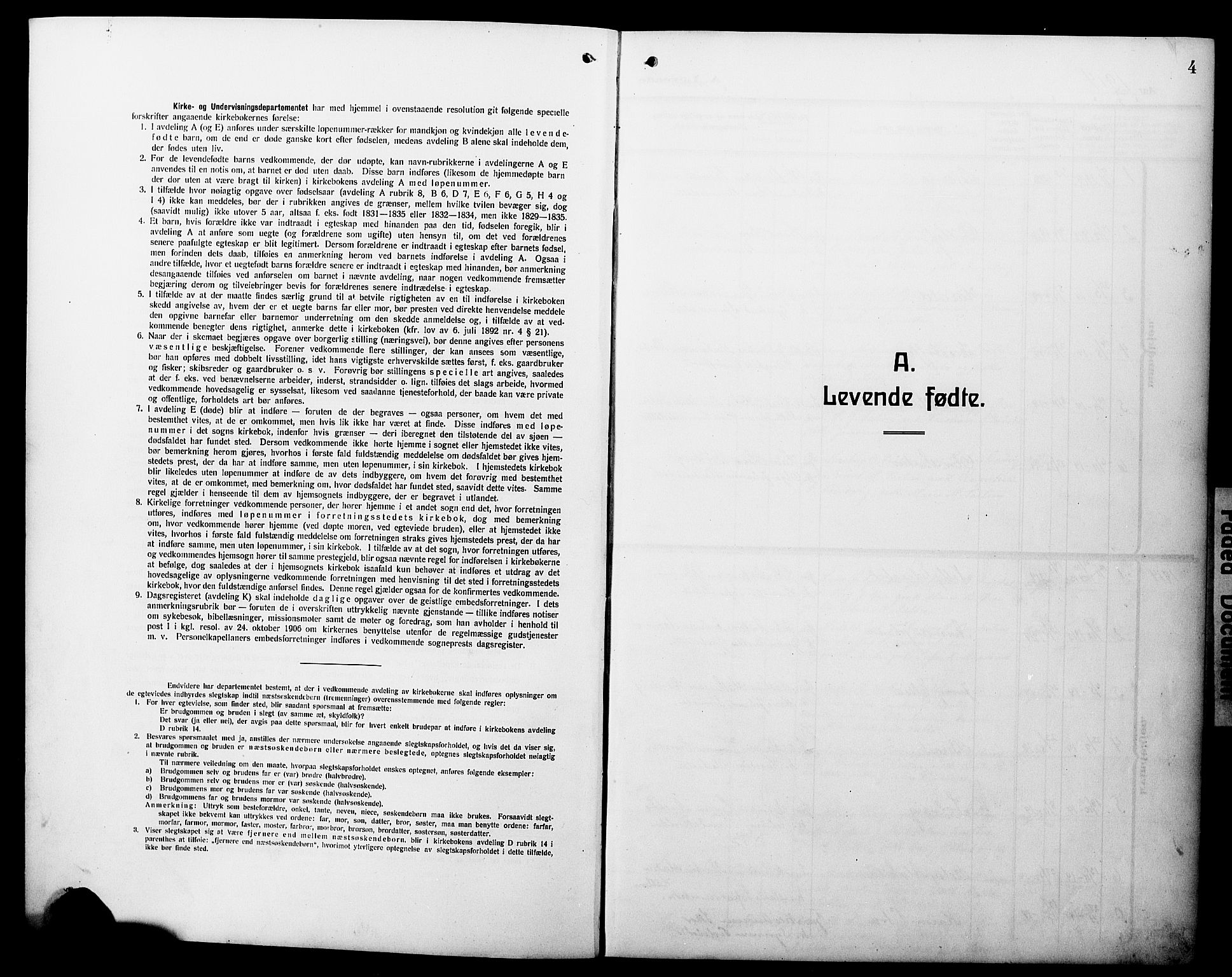 Hyllestad sokneprestembete, AV/SAB-A-80401: Parish register (copy) no. C 4, 1914-1927, p. 4
