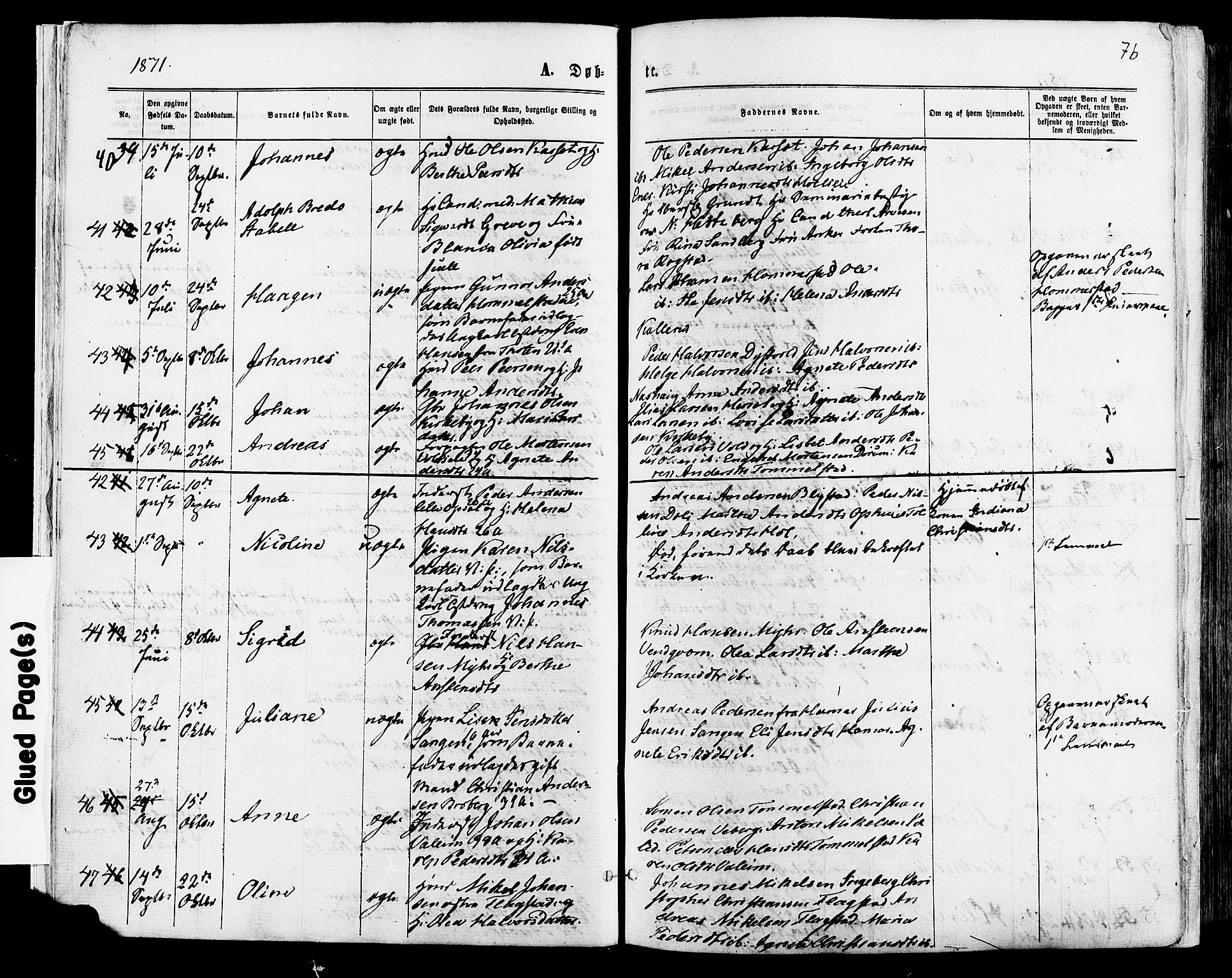 Vang prestekontor, Hedmark, AV/SAH-PREST-008/H/Ha/Haa/L0015: Parish register (official) no. 15, 1871-1885, p. 7b