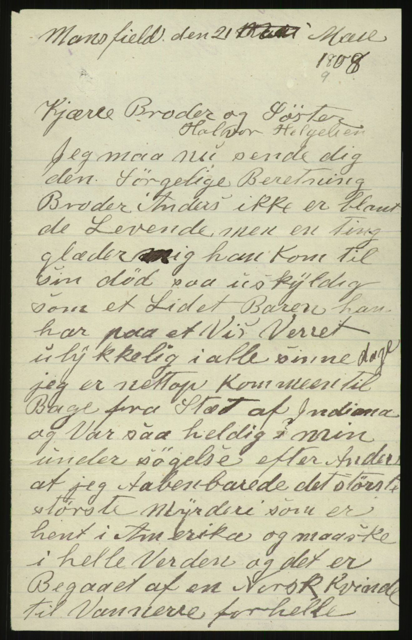 Samlinger til kildeutgivelse, Amerikabrevene, AV/RA-EA-4057/F/L0019: Innlån fra Buskerud: Fonnem - Kristoffersen, 1838-1914, p. 761